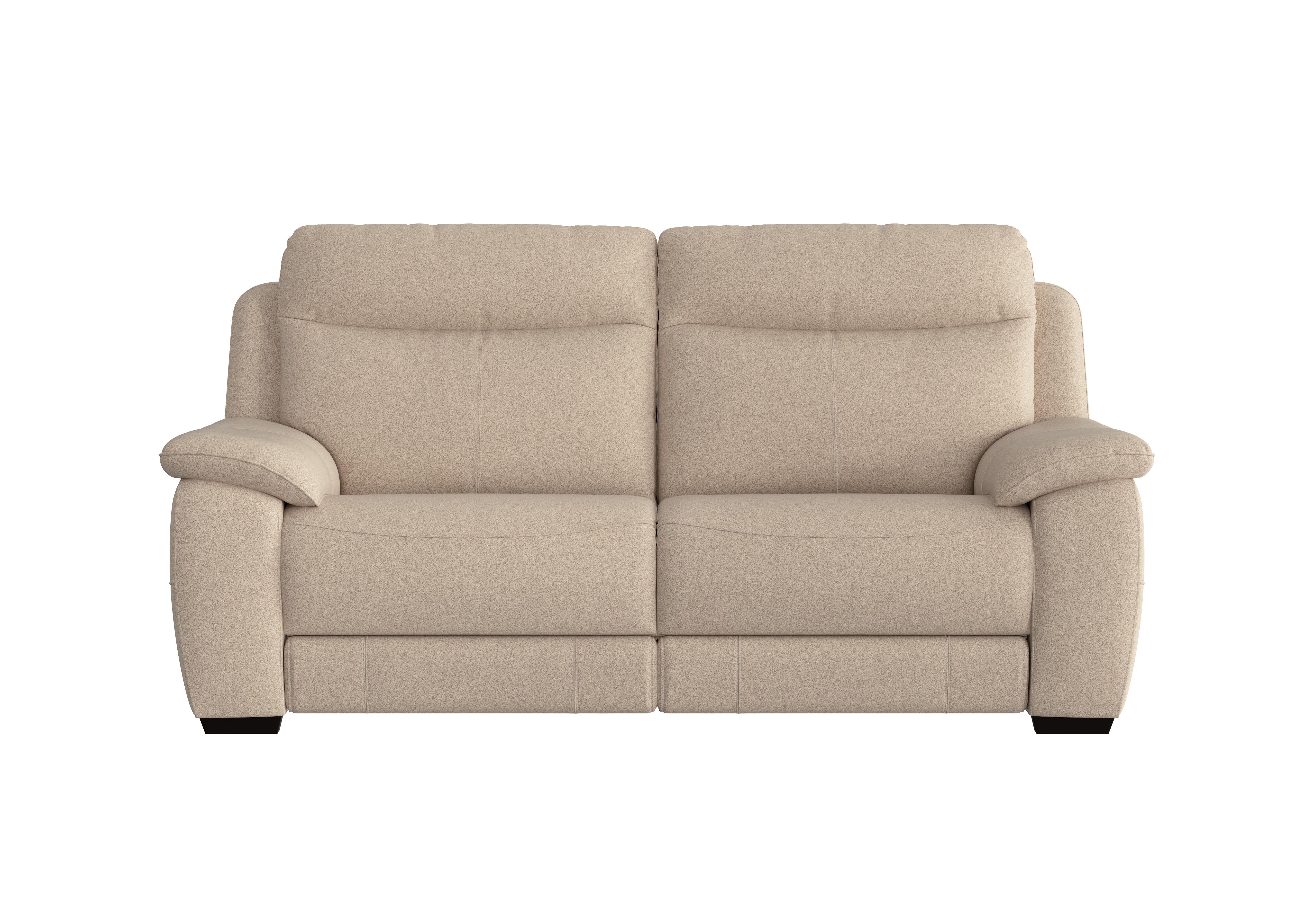 Starlight Express 3 Seater Fabric Recliner Sofa with Power Headrests in Bfa-Blj-R20 Bisque on Furniture Village