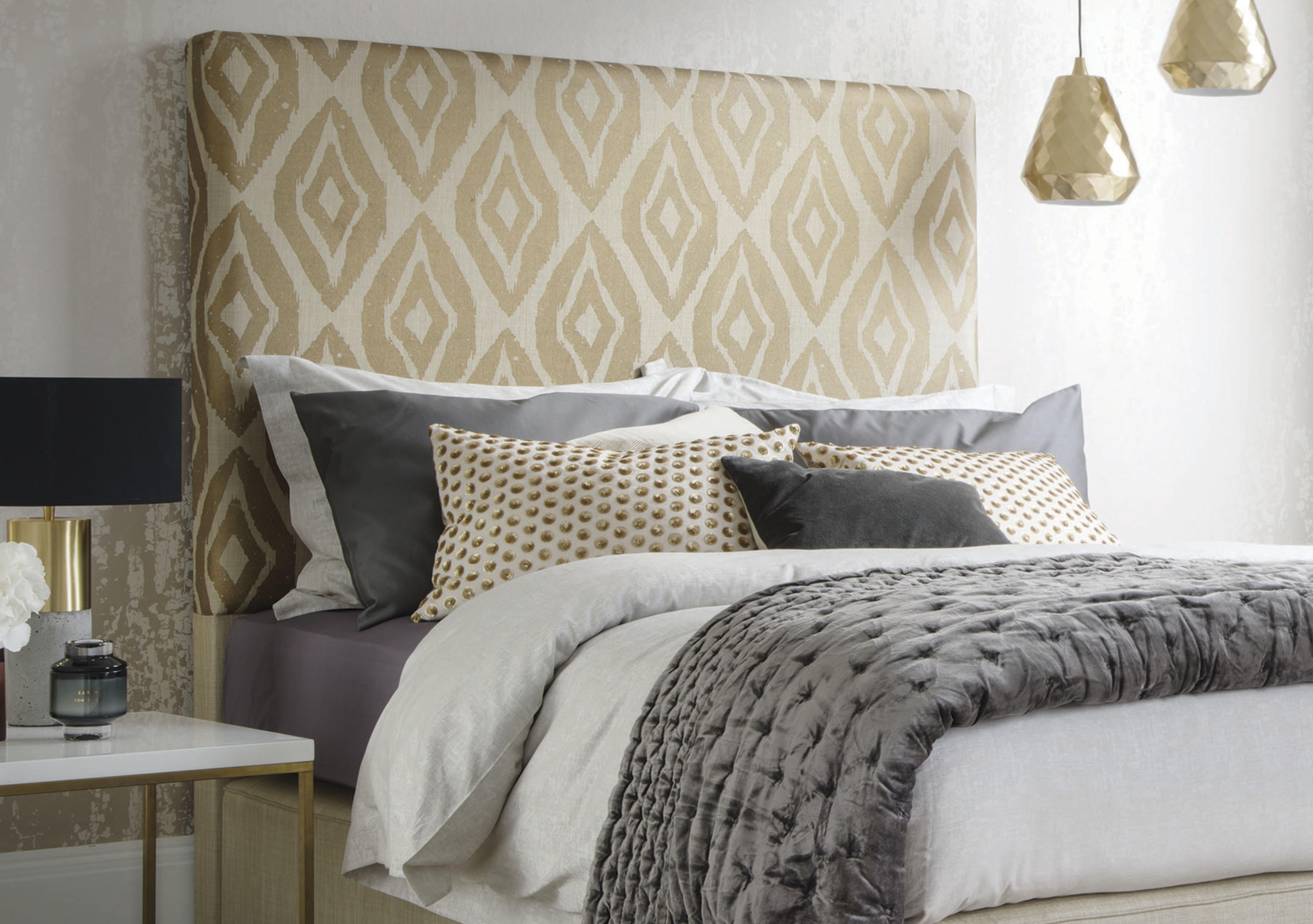 Amira Hashish Sand Headboard in  on Furniture Village