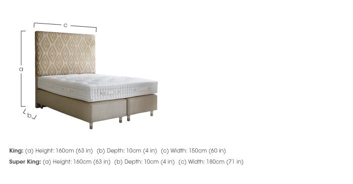 Amira Hashish Sand Headboard in  on Furniture Village