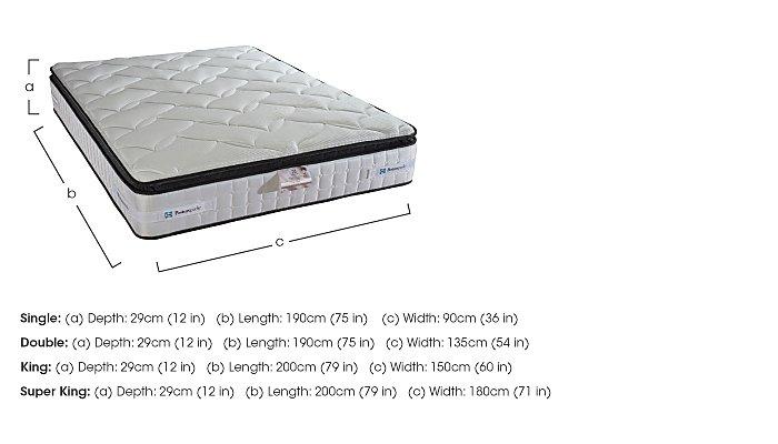1400 Latex Mattress in  on Furniture Village