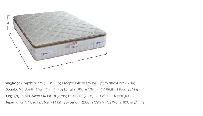 Pillow Top 2200 Mattress in  on Furniture Village