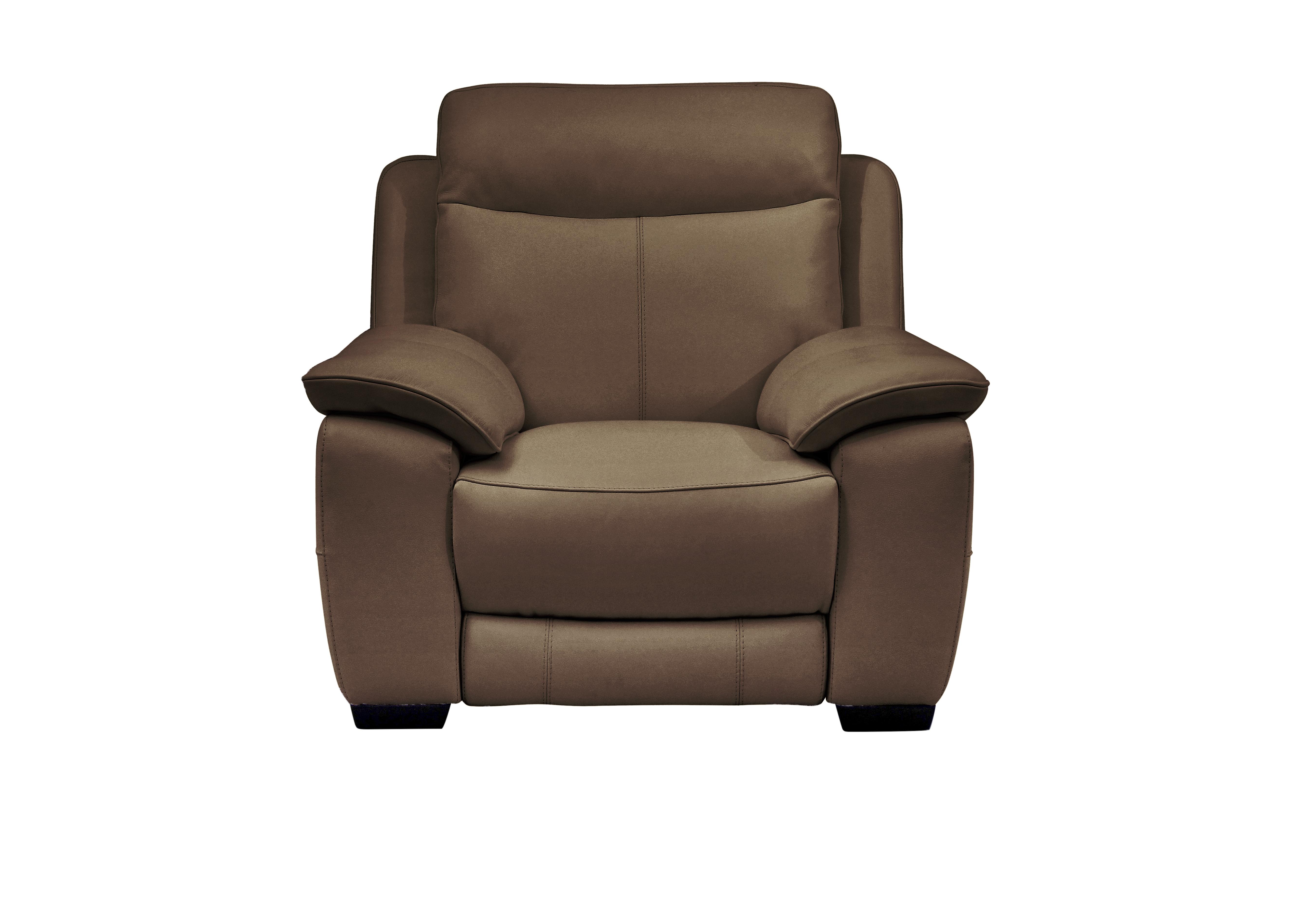 Starlight Express Leather Armchair in Bv-1748 Dark  Chocolate on Furniture Village