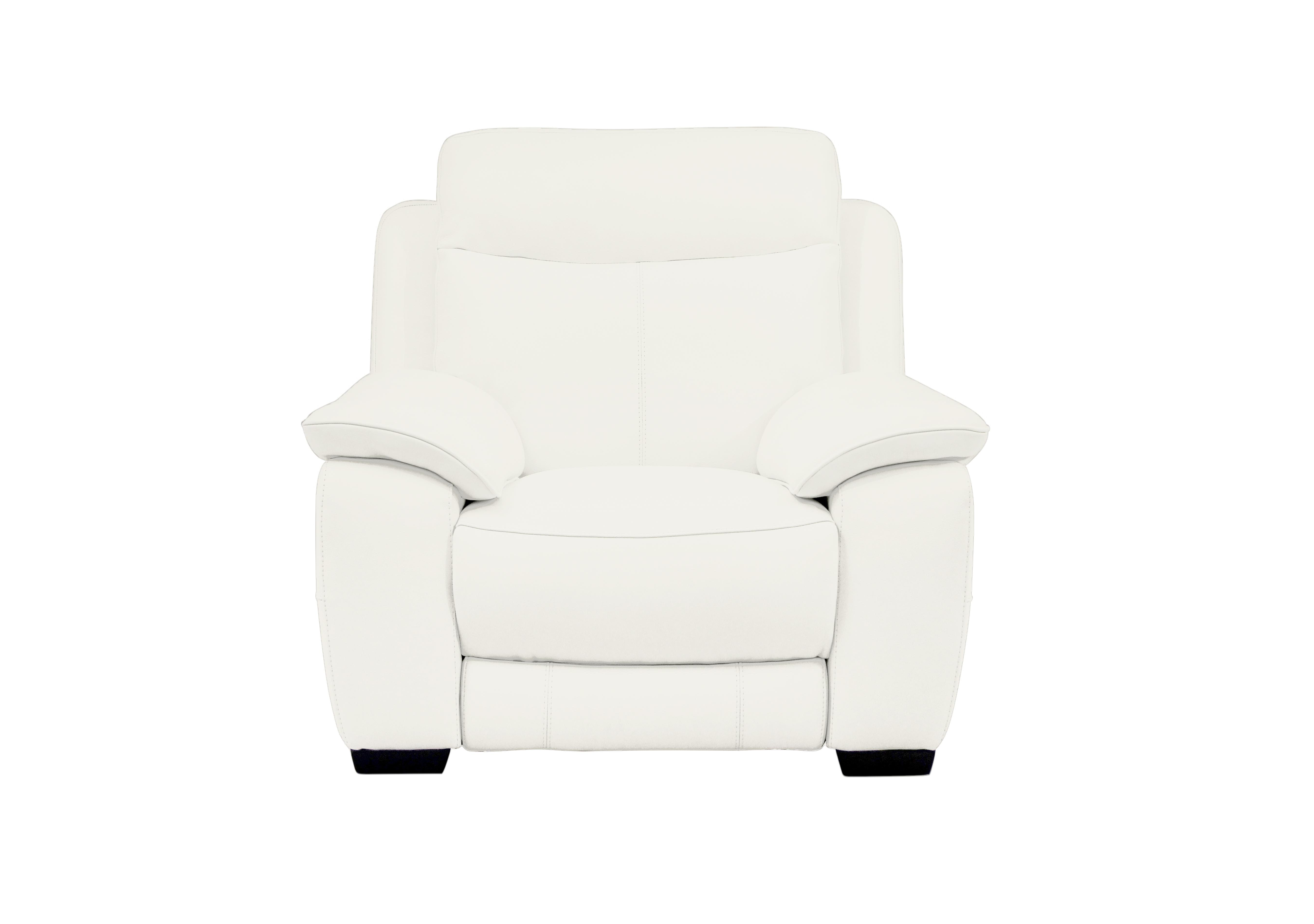 Starlight Express Leather Armchair in Bv-744d Star White on Furniture Village