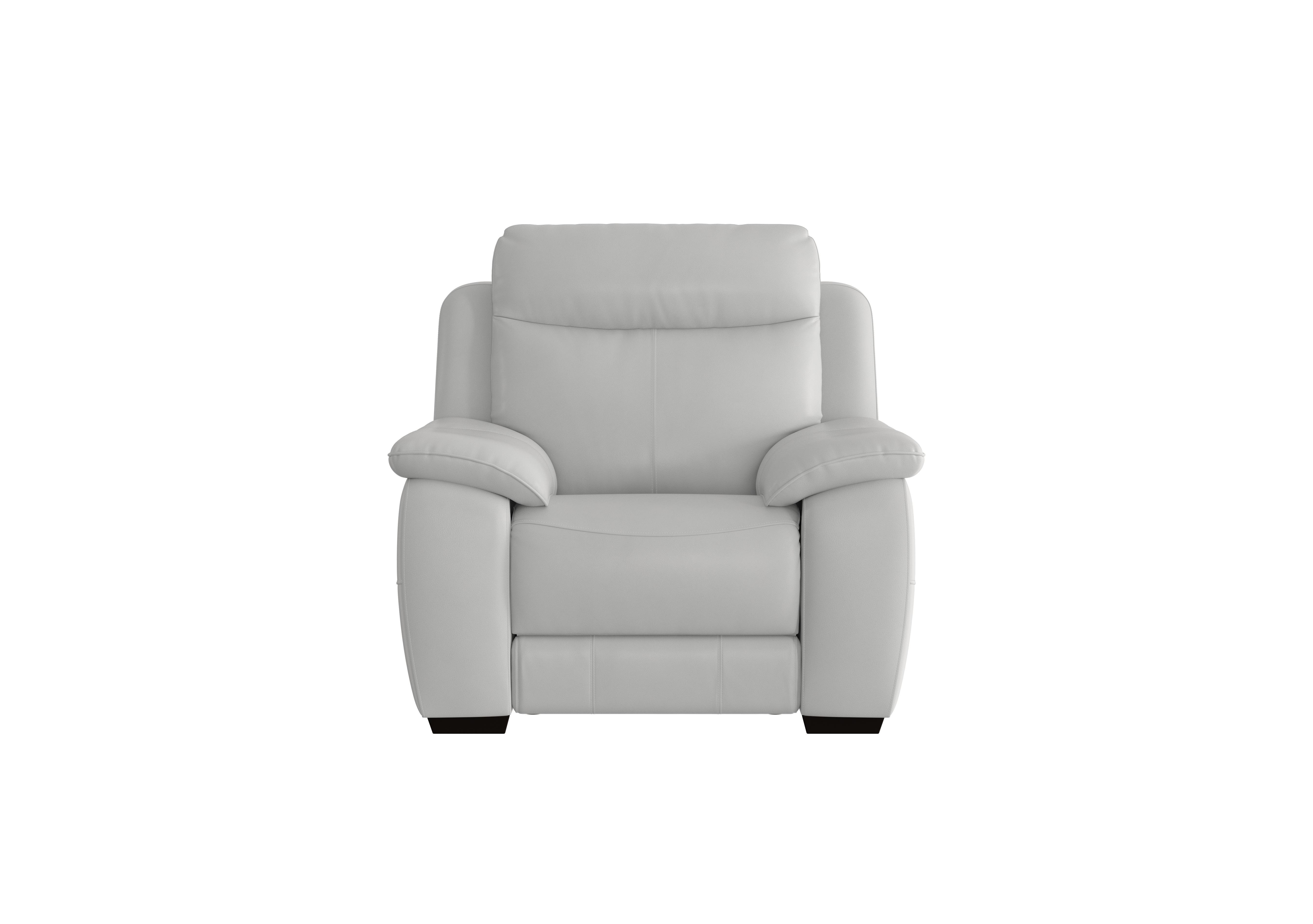Starlight Express Leather Armchair in Nc-251e Grey on Furniture Village