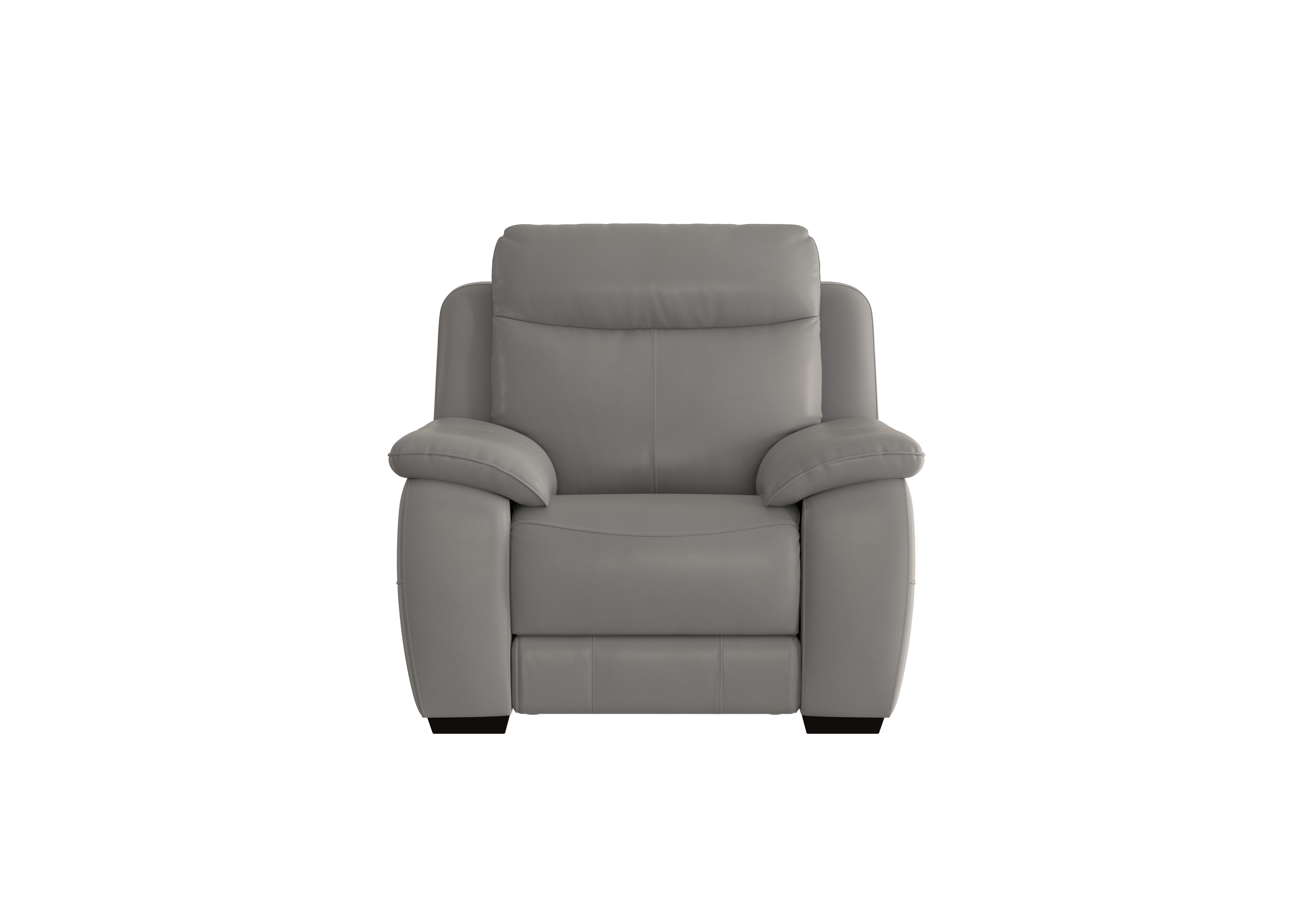 Starlight Express Leather Armchair in Nc-435e Sleet on Furniture Village