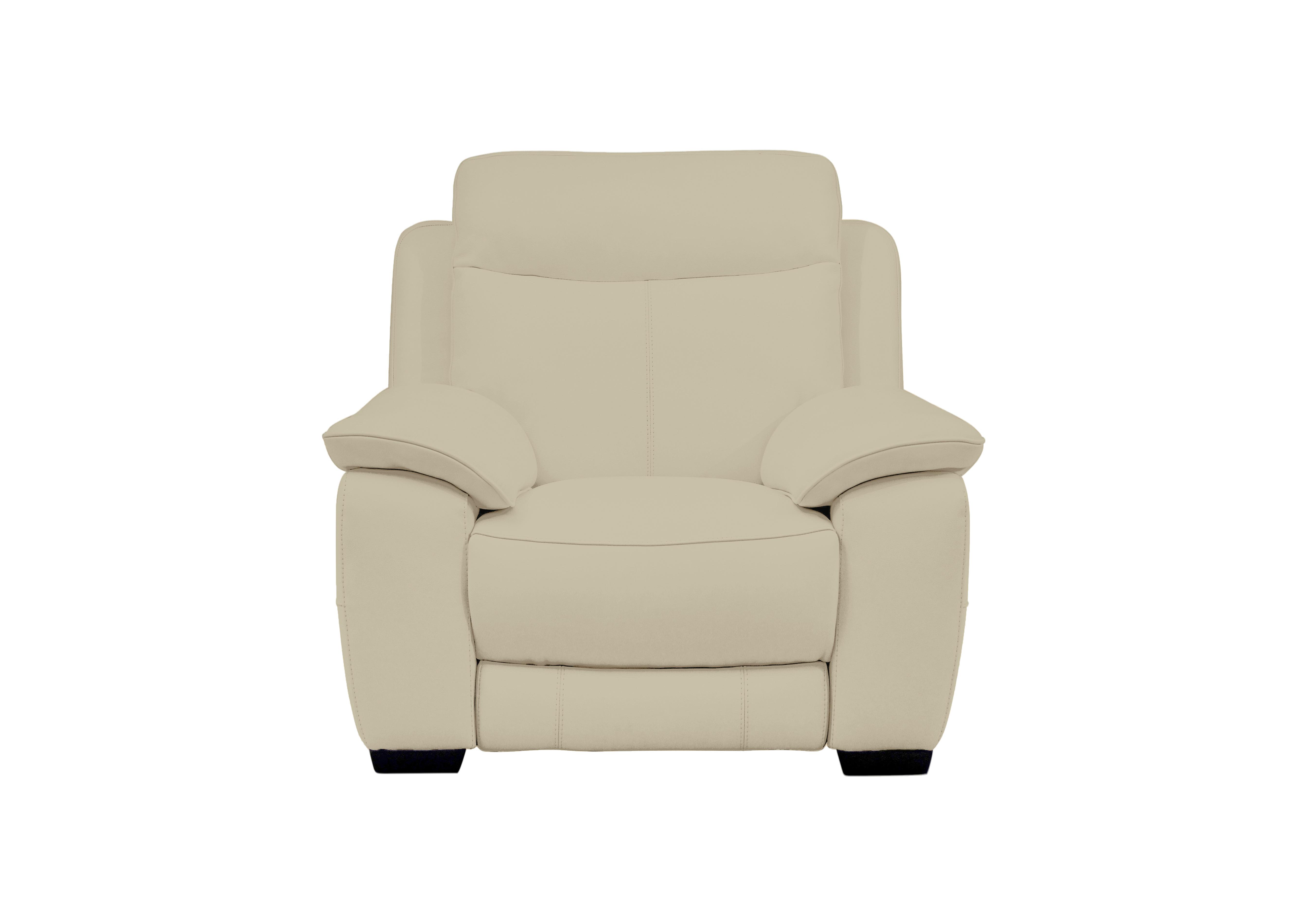 Starlight Express Leather Armchair in Nc-862c Bisque on Furniture Village