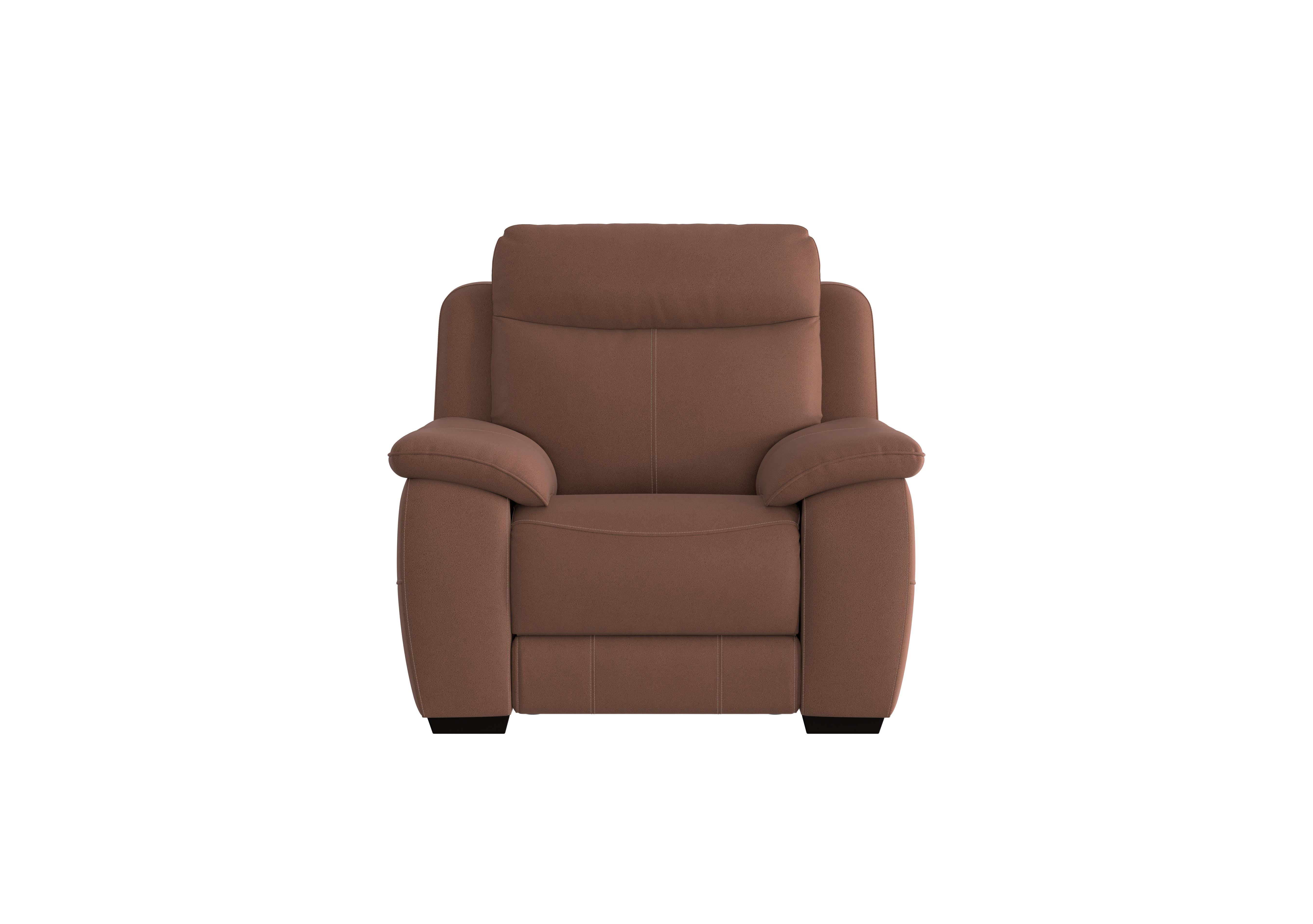 Starlight Express Fabric Power Recliner Armchair with Power Headrest in Bfa-Blj-R05 Hazelnut on Furniture Village