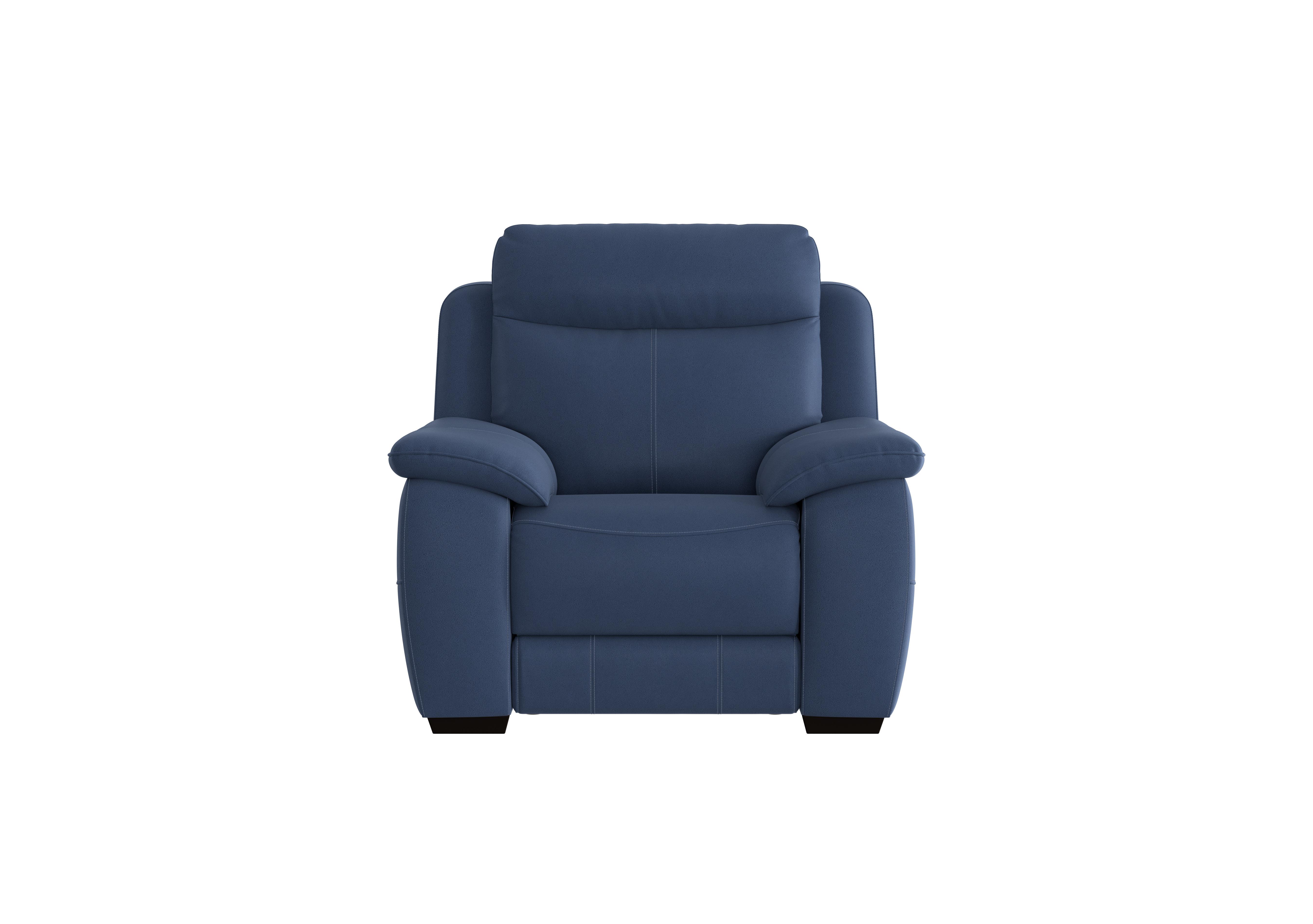 Starlight Express Fabric Power Recliner Armchair with Power Headrest in Bfa-Blj-R10 Blue on Furniture Village