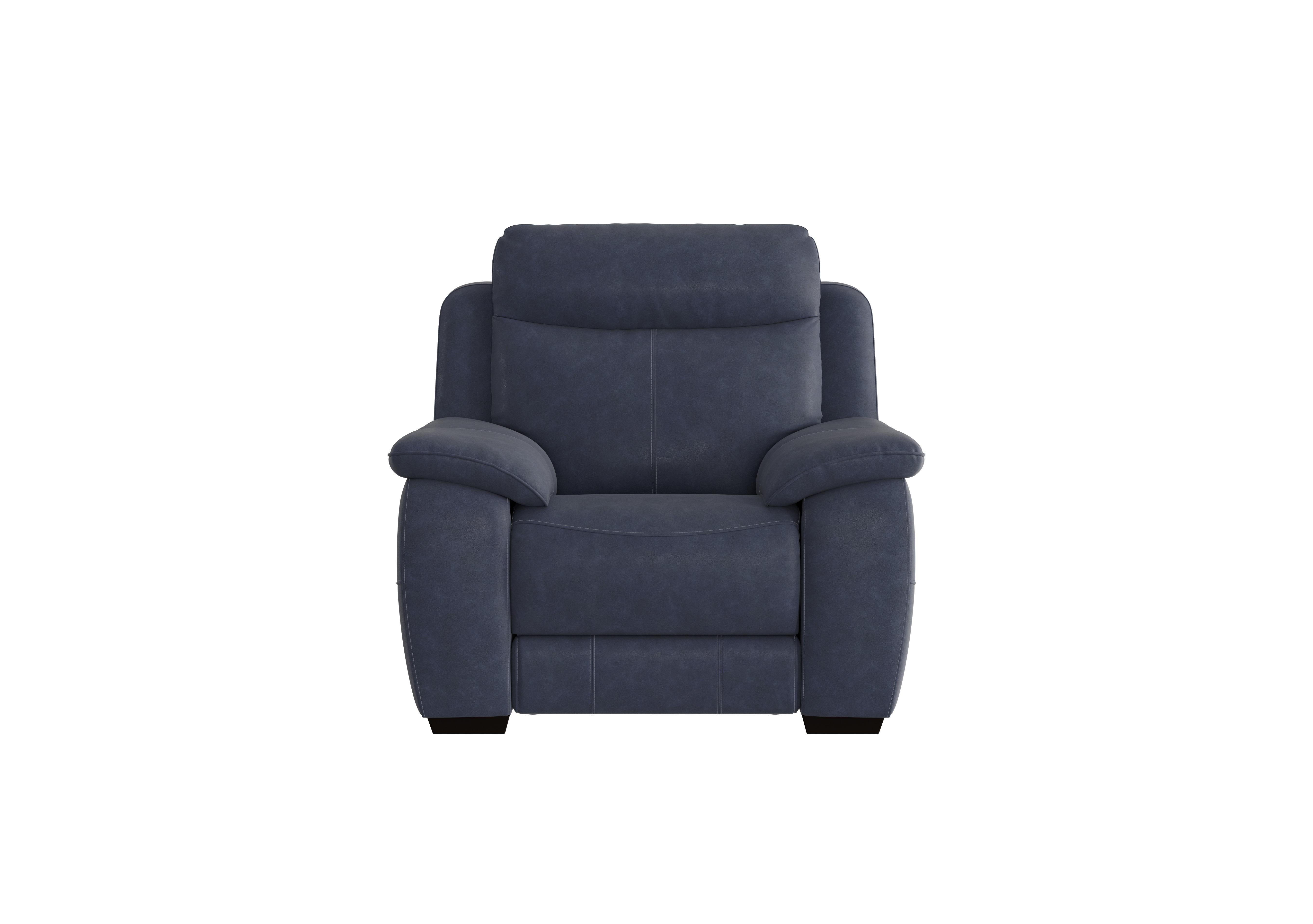 Starlight Express Fabric Power Recliner Armchair with Power Headrest in Bfa-Ori-R23 Blue on Furniture Village