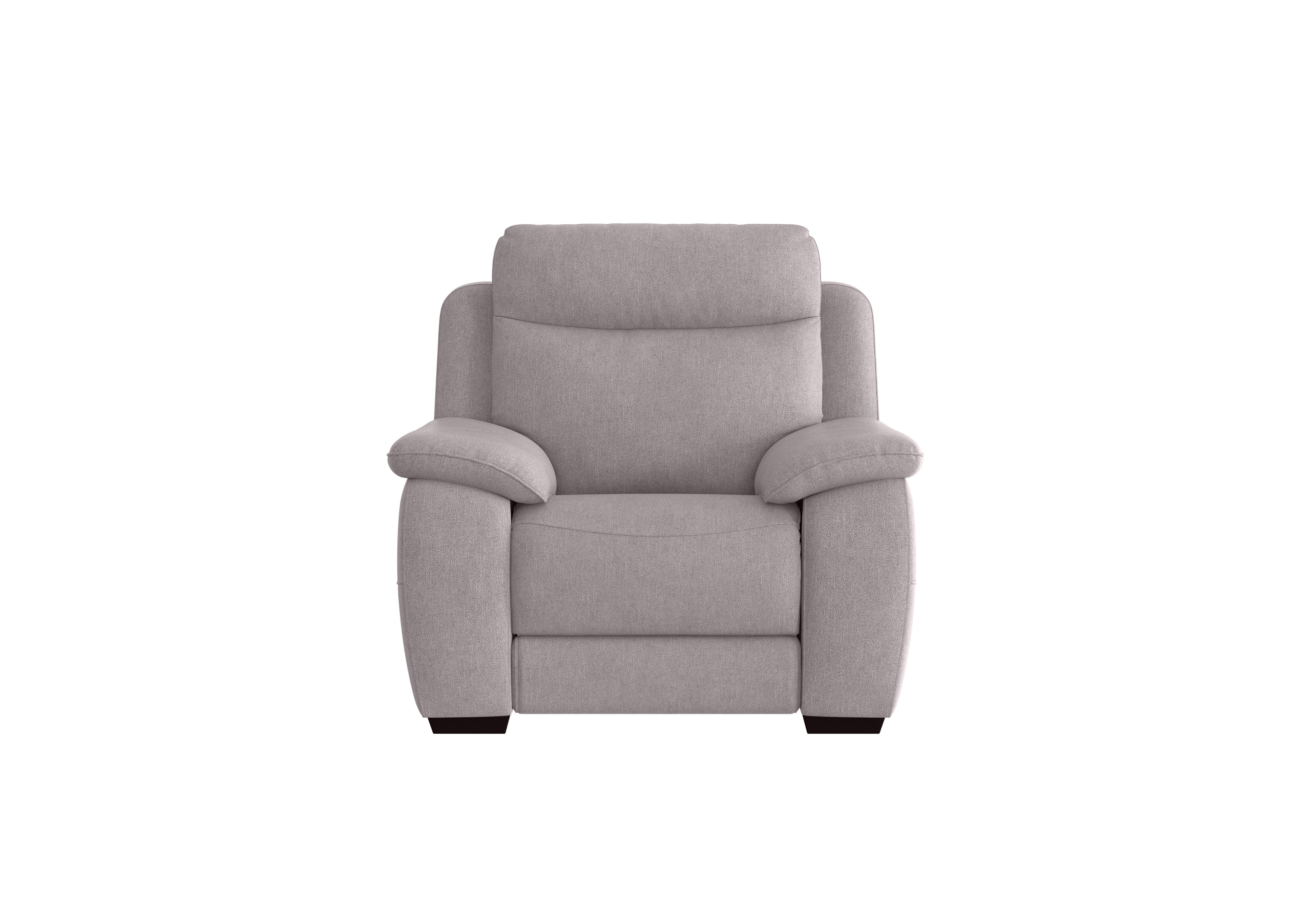 Starlight Express Fabric Power Recliner Armchair with Power Headrest in Fab-Meo-R27 Pewter on Furniture Village
