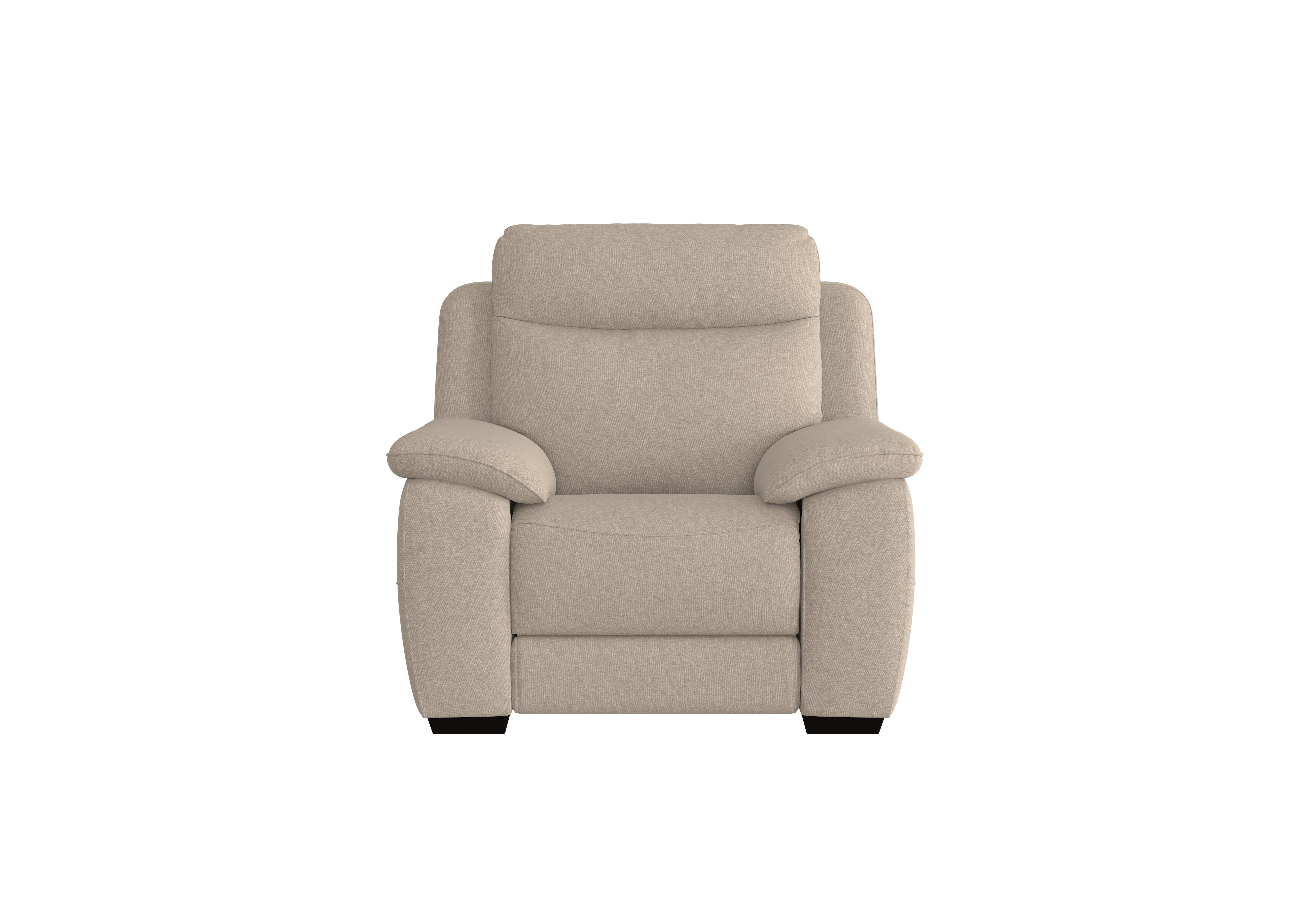 Starlight Express Fabric Power Recliner Armchair with Power Headrest in Fab-Ska-R28 Beige on Furniture Village