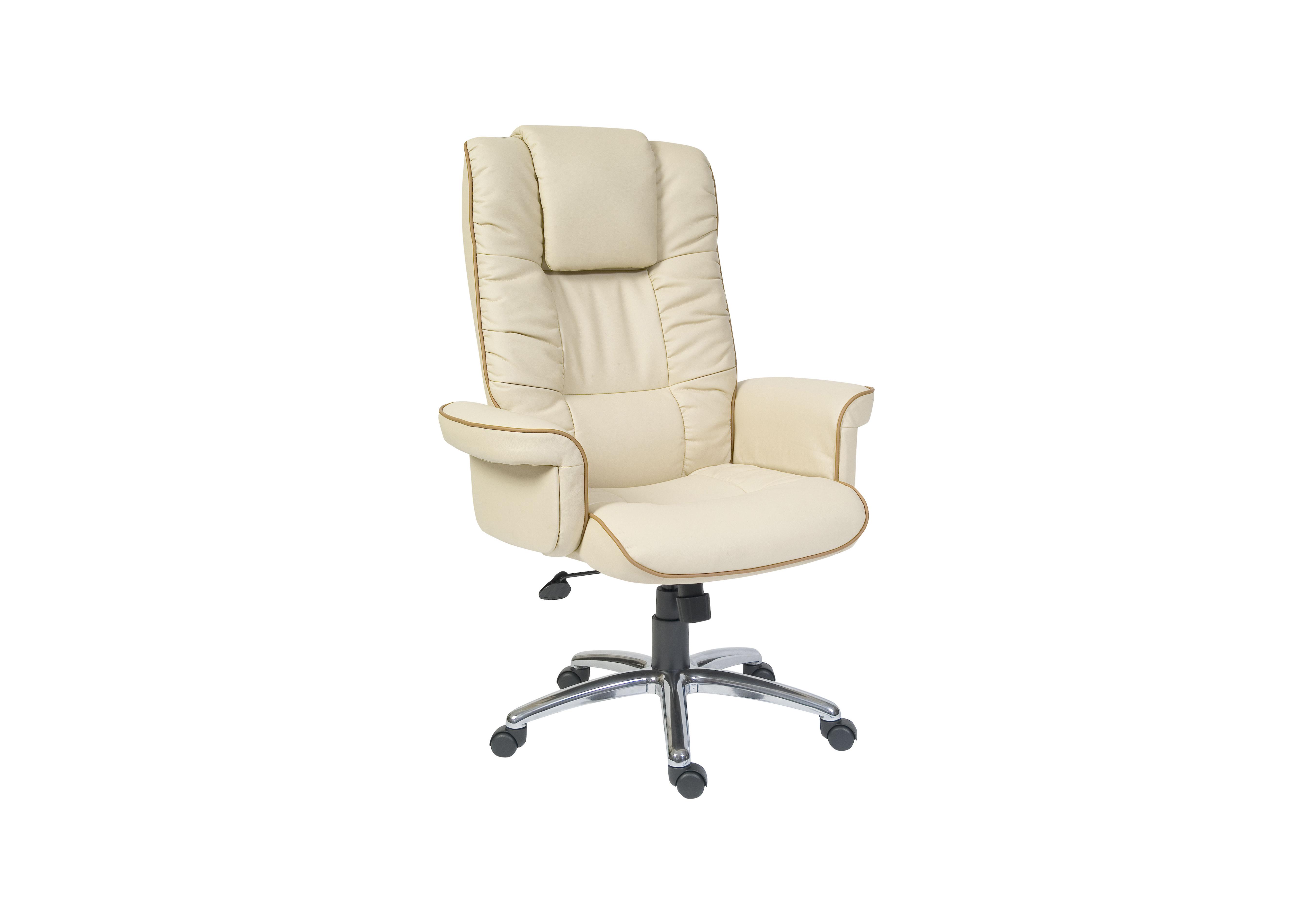 East River Pier 17 Office Chair in Cream on Furniture Village