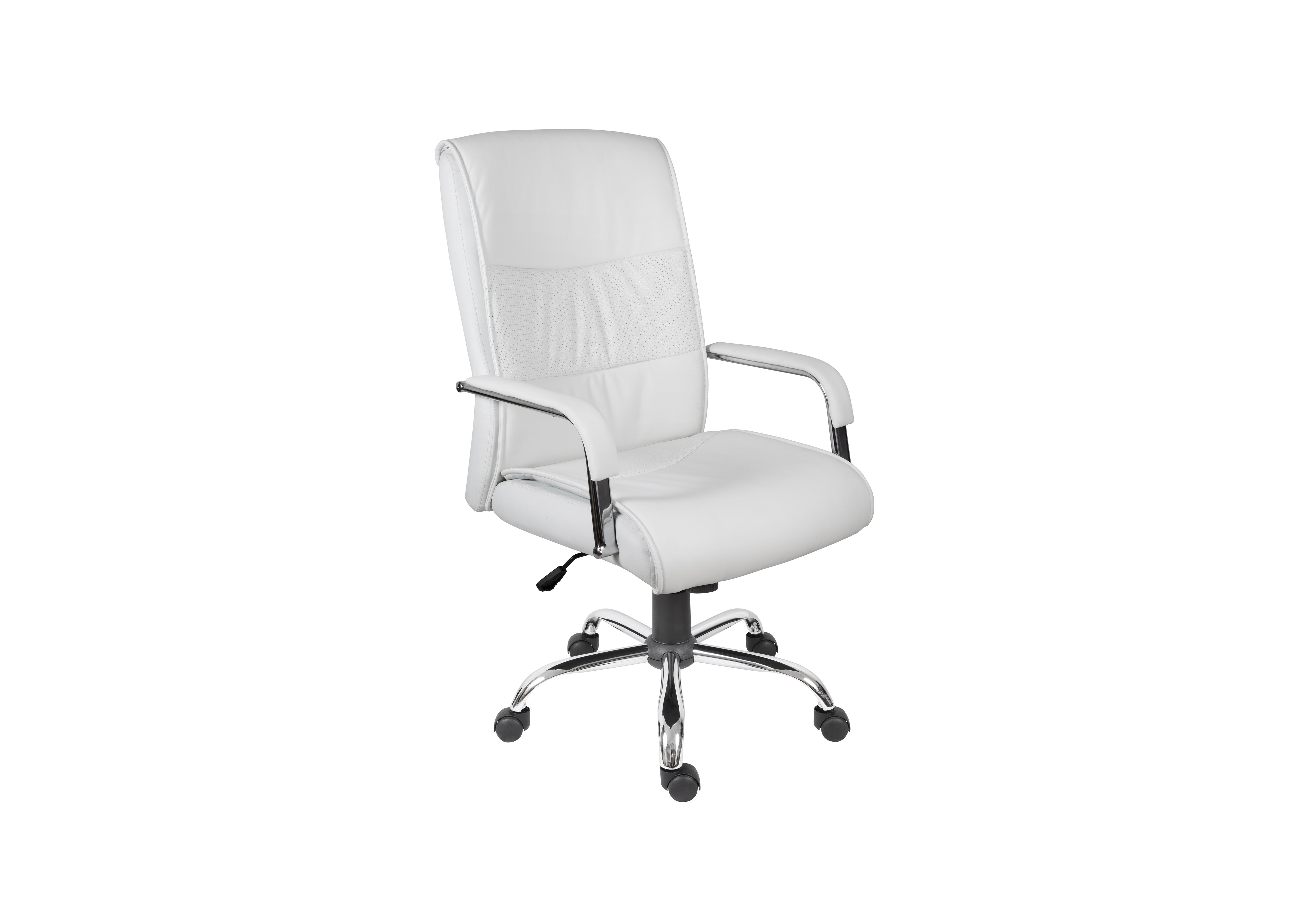 East River Pier 16 Office Chair in White on Furniture Village