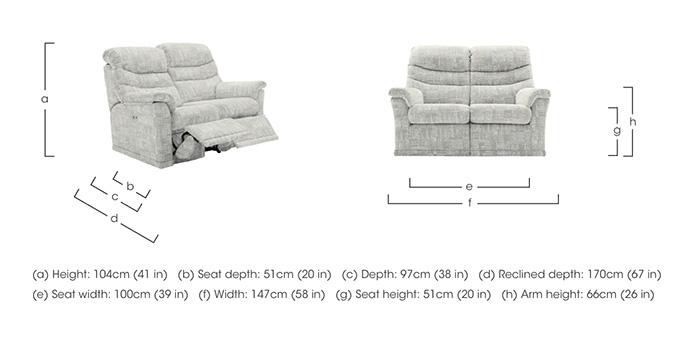 Malvern 2 Seater Fabric Sofa in  on Furniture Village