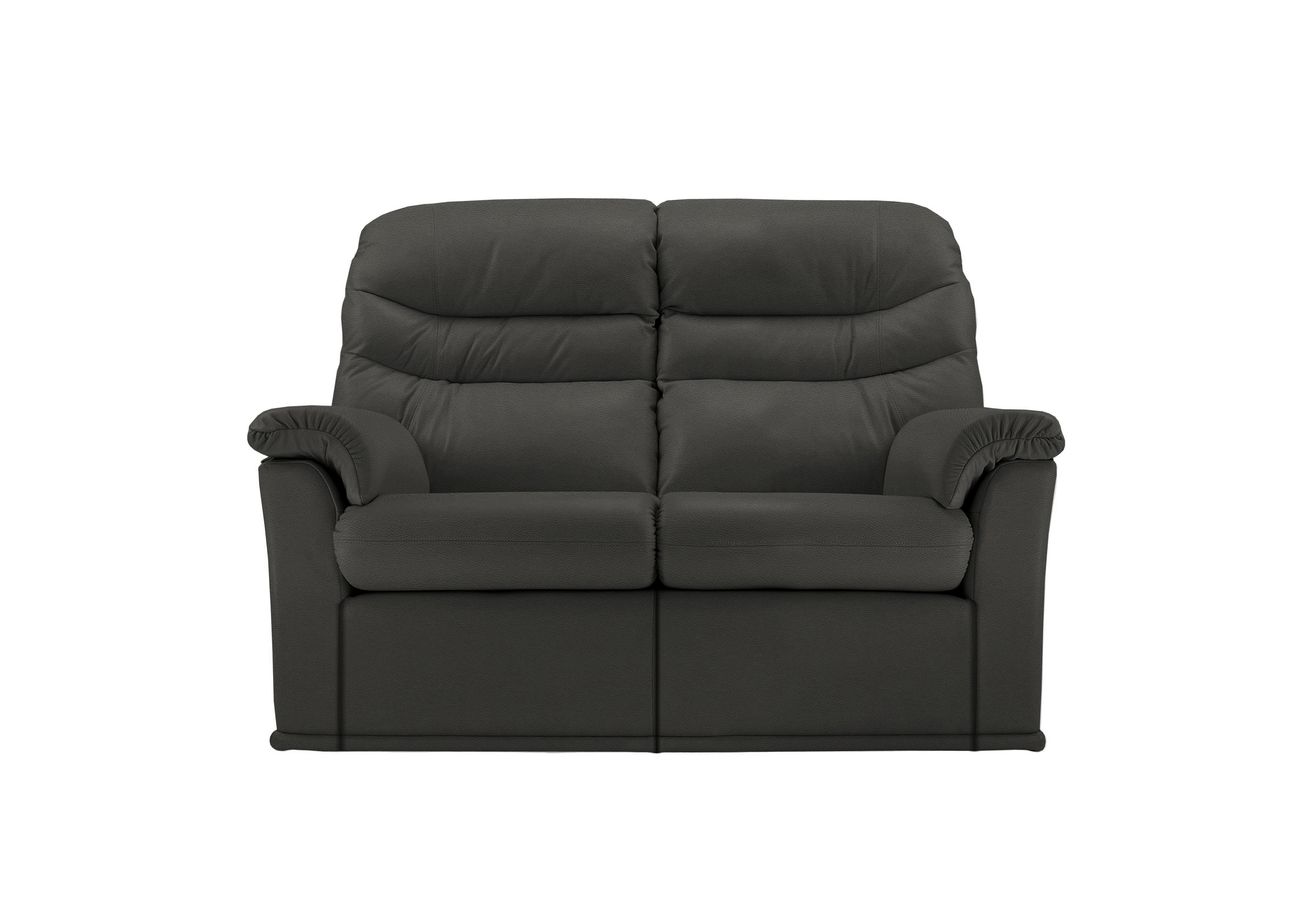 Malvern 2 Seater Leather Sofa in H004 Oxford Black on Furniture Village