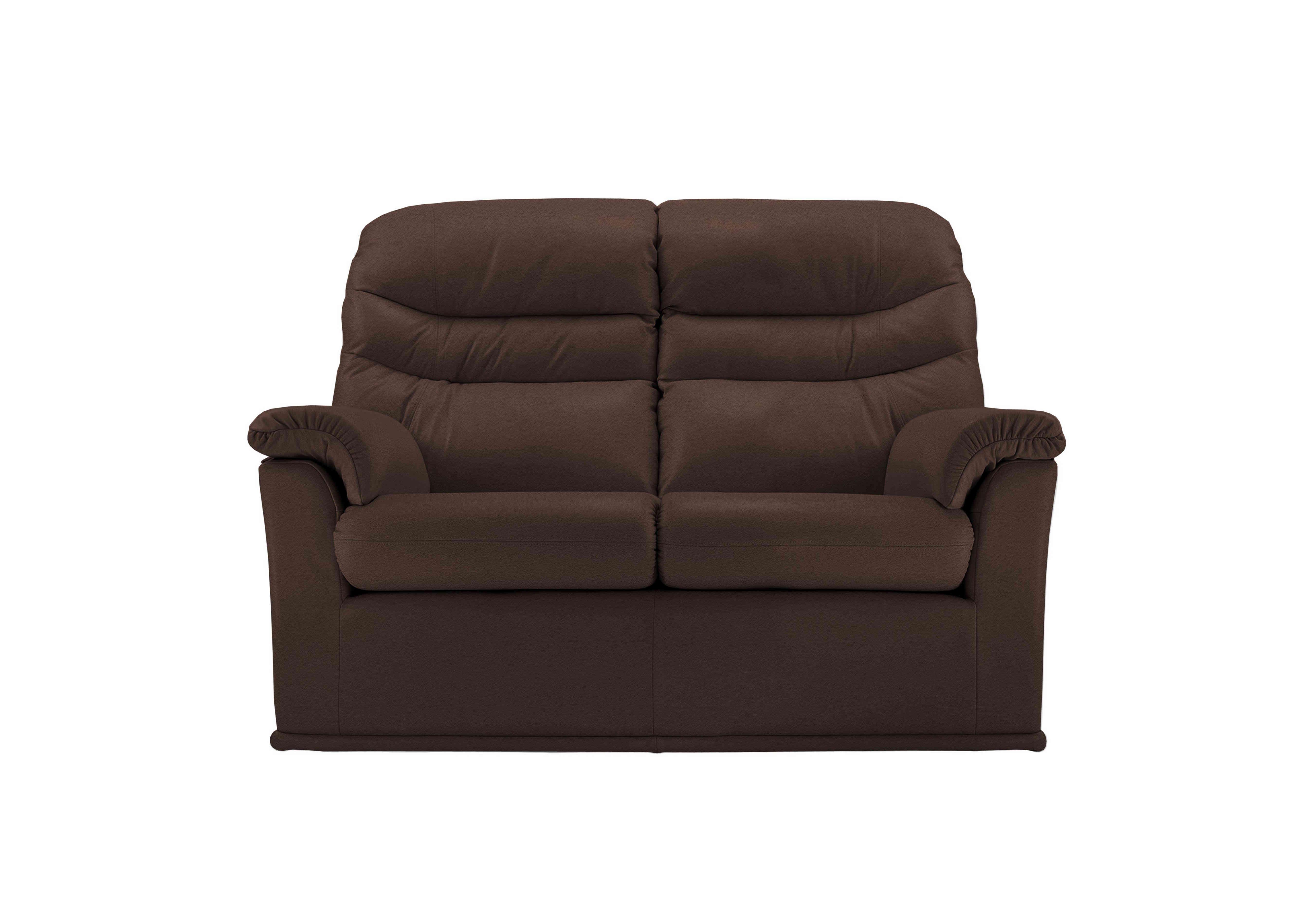 Malvern 2 Seater Leather Sofa in P210 Capri Oak on Furniture Village