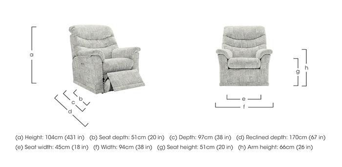 Malvern Fabric Armchair in  on Furniture Village