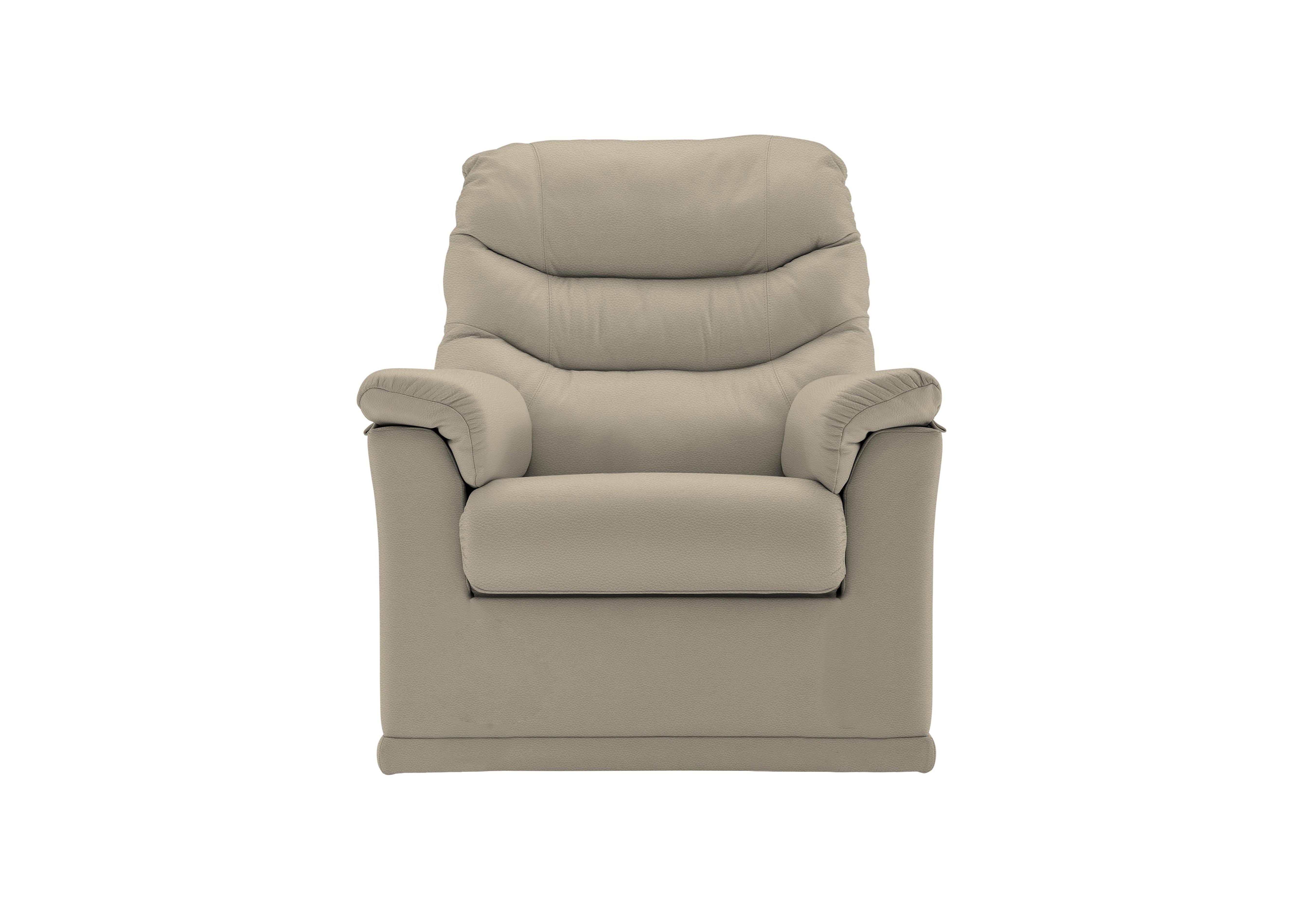 Malvern Leather Armchair in H001 Oxford Mushroom on Furniture Village