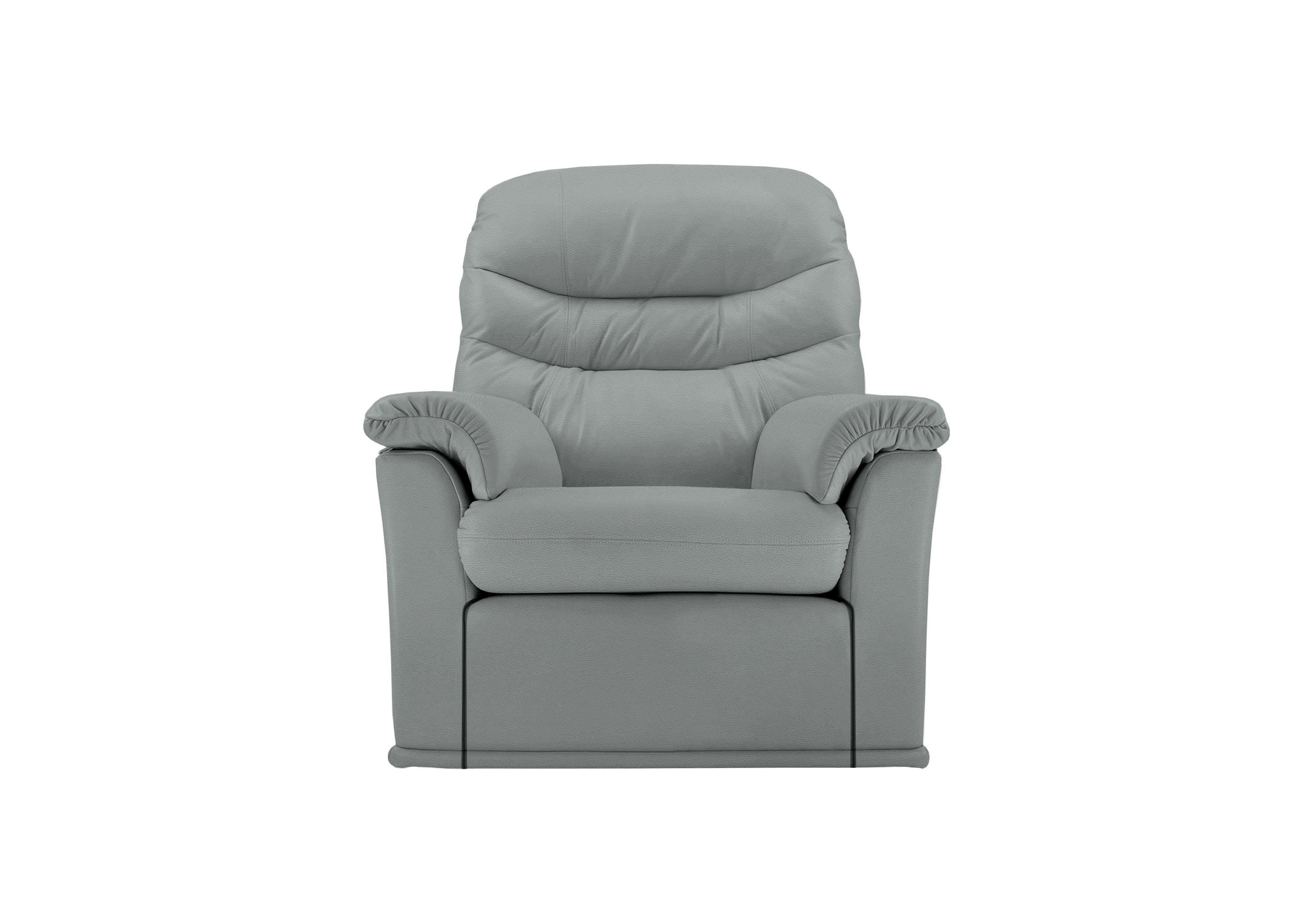 Malvern Leather Armchair in L842 Cambridge Grey on Furniture Village