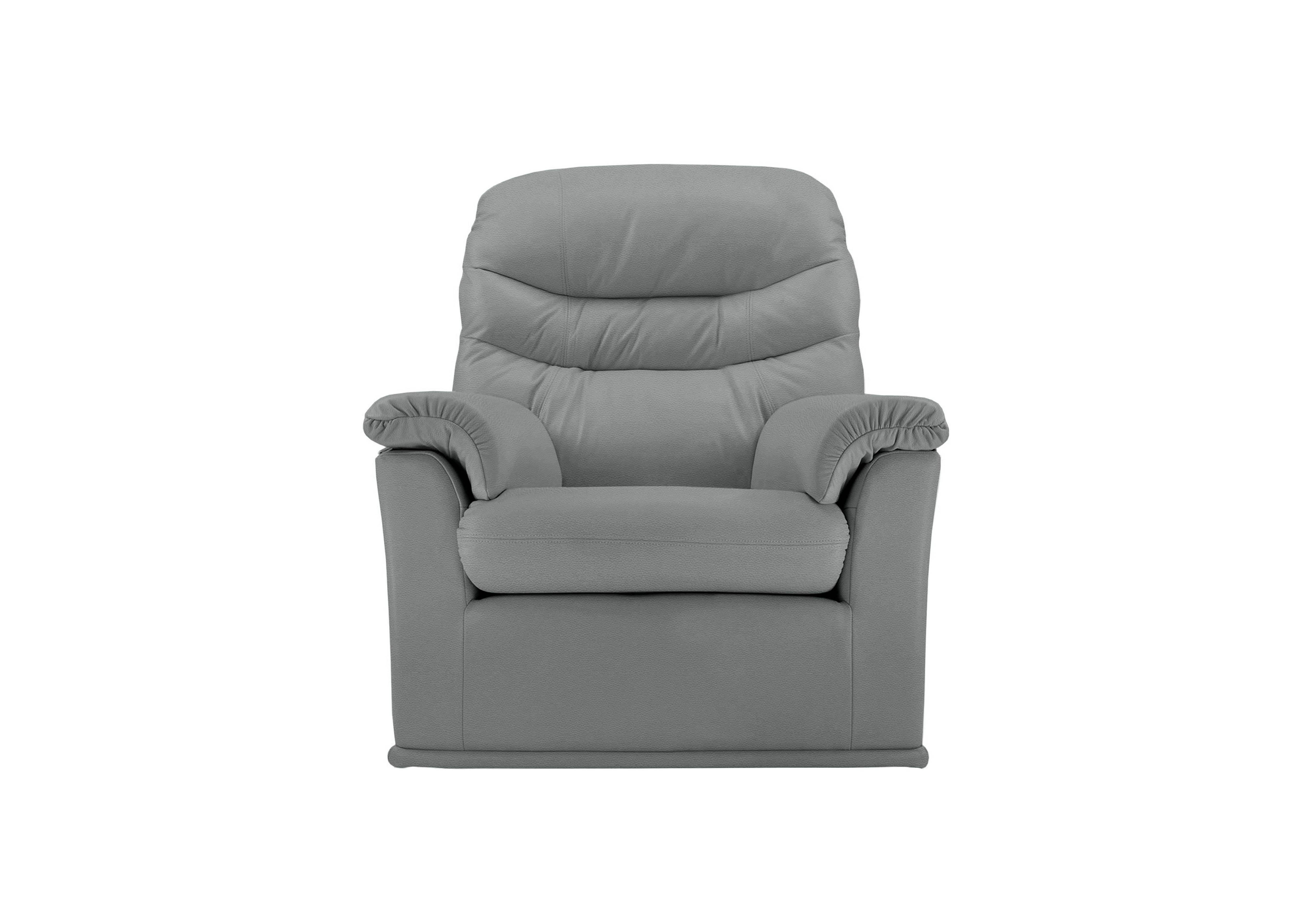 Malvern Leather Armchair in L842 Cambridge Grey on Furniture Village