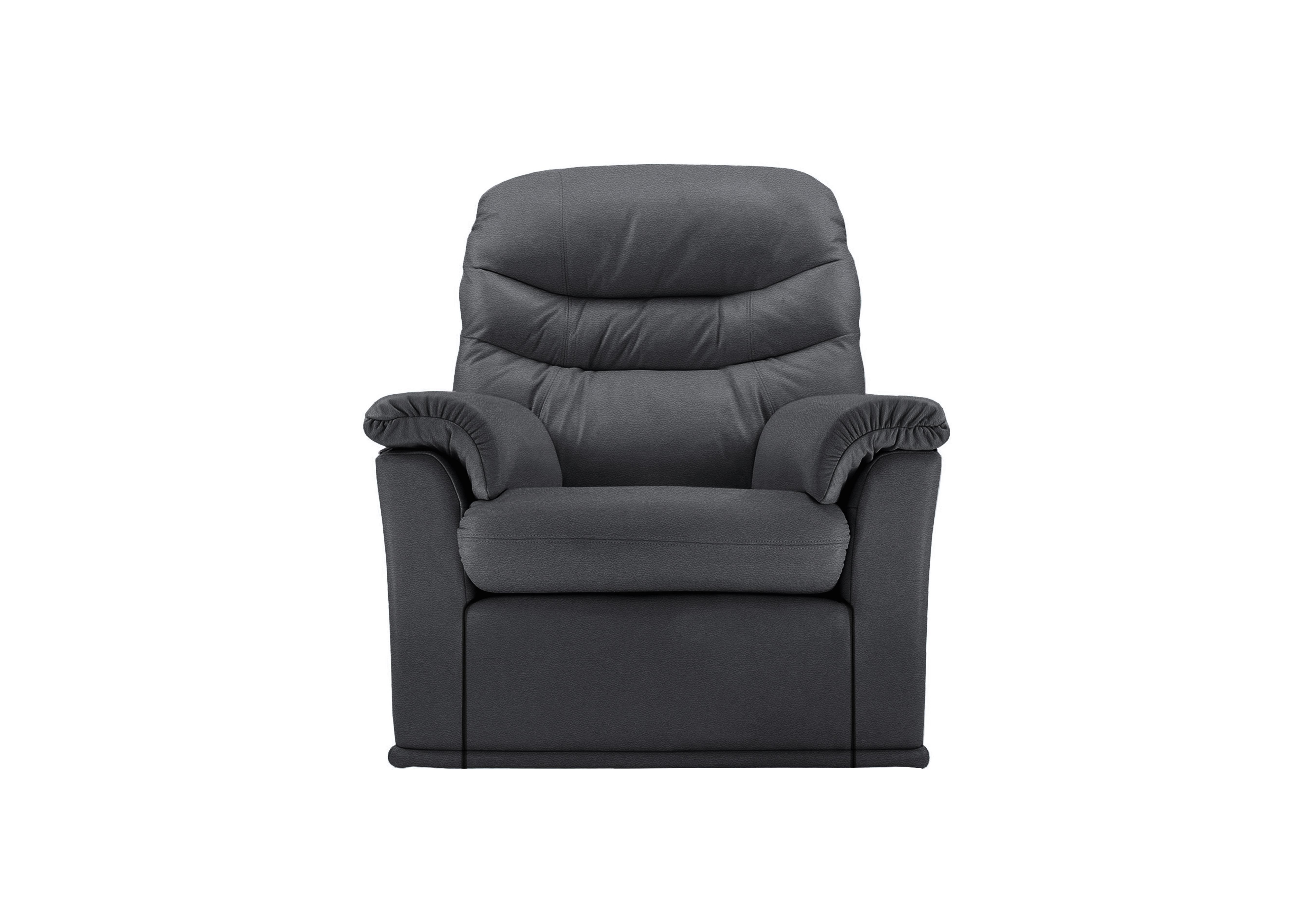 Malvern Leather Armchair in L852 Cambridge Petrol Blue on Furniture Village