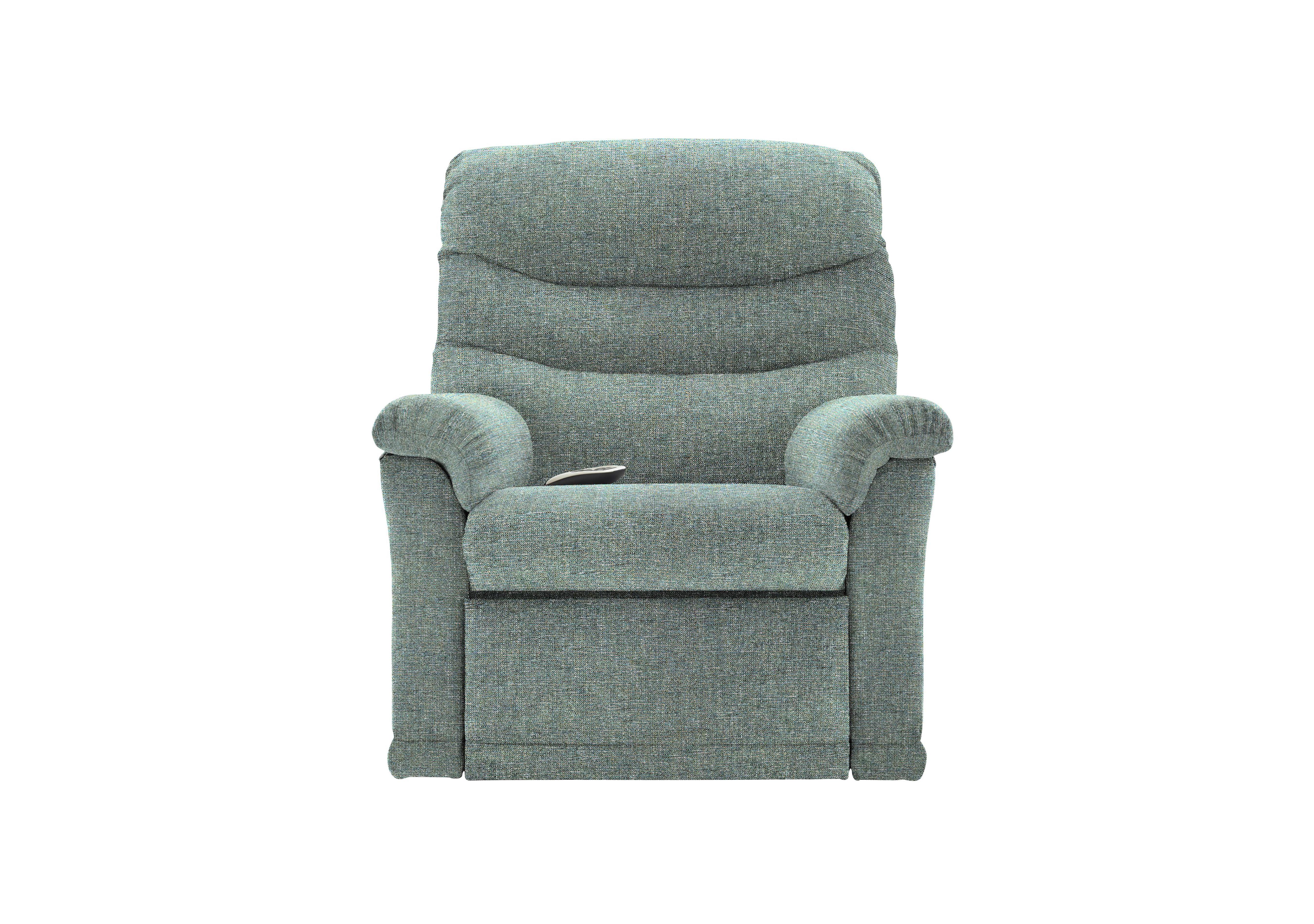 Malvern Fabric Rise and Recline Armchair in A020 Dapple Kingfisher on Furniture Village