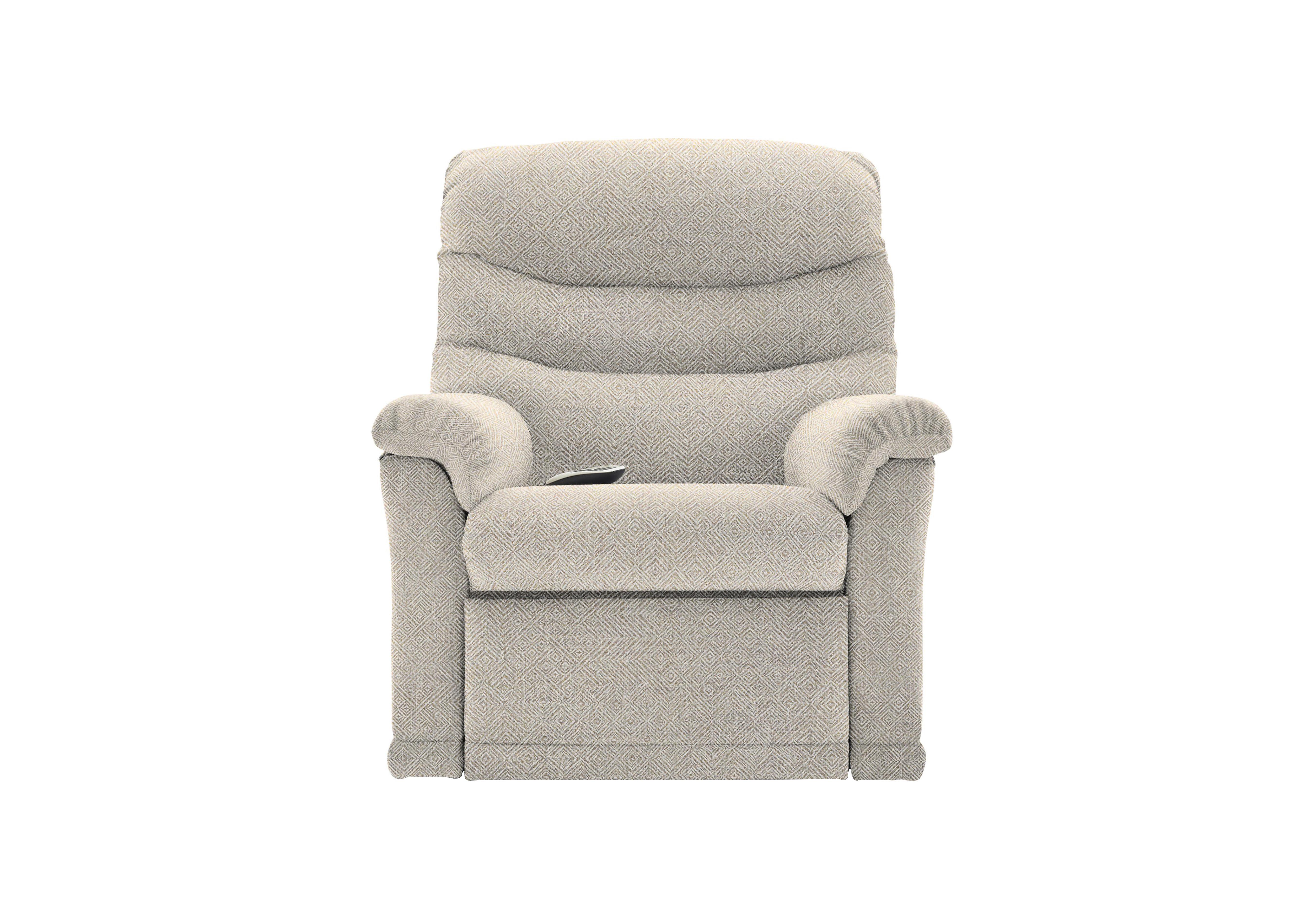 Malvern Fabric Rise and Recline Armchair in B011 Nebular Blush on Furniture Village