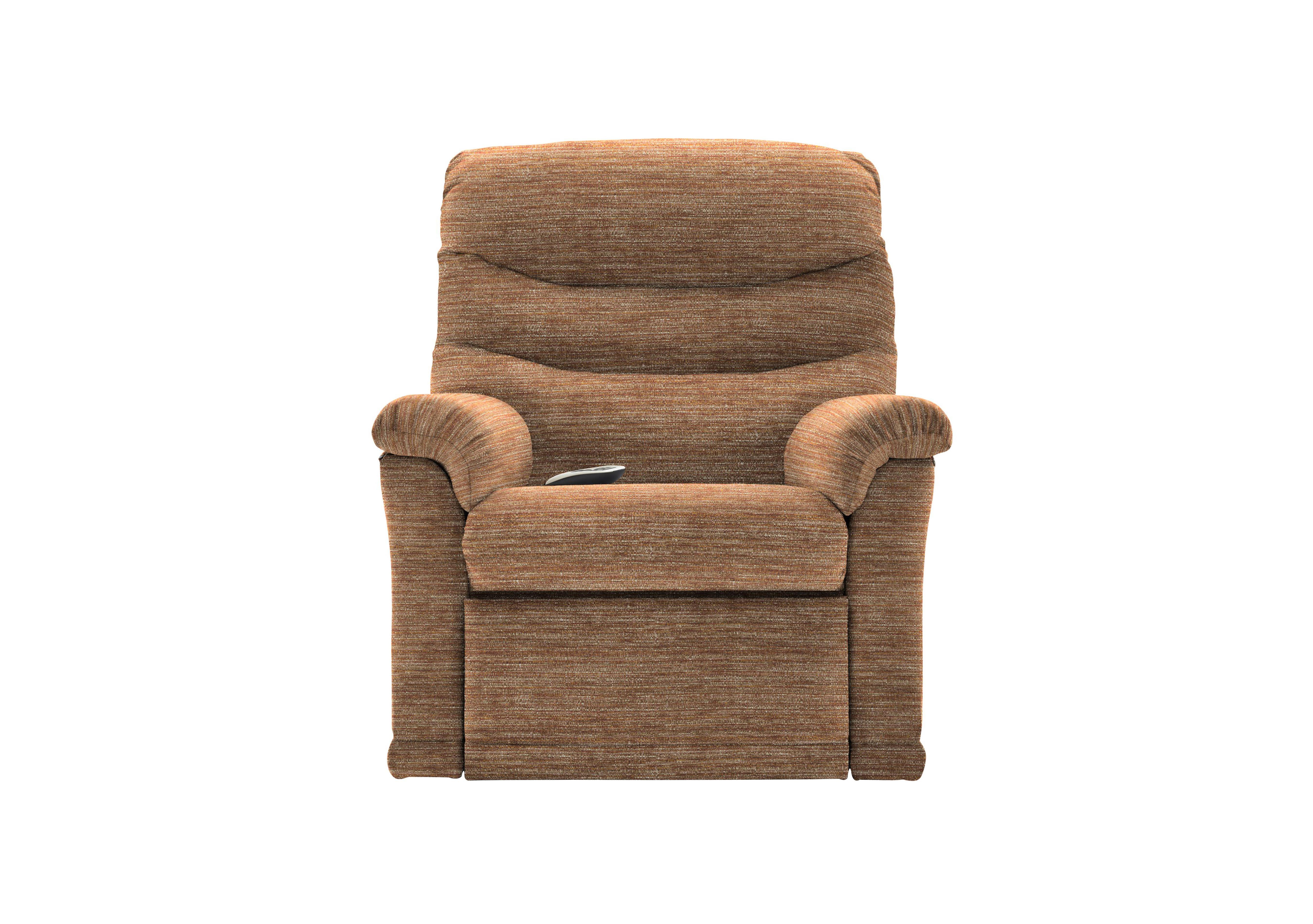 Malvern Fabric Rise and Recline Armchair in B908 Victoria Ginger on Furniture Village