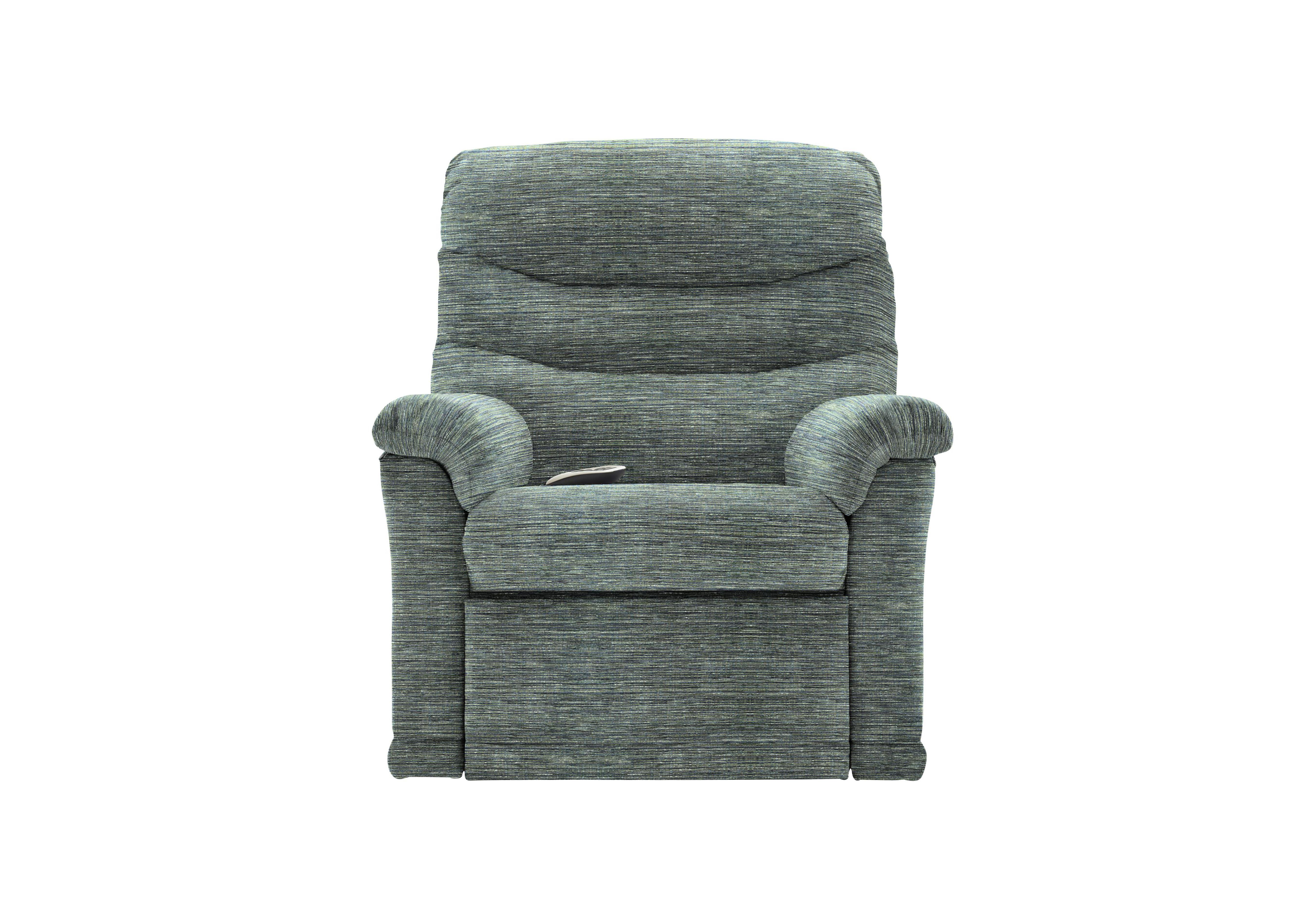 Malvern Fabric Rise and Recline Armchair in B925 Waffle Marine on Furniture Village