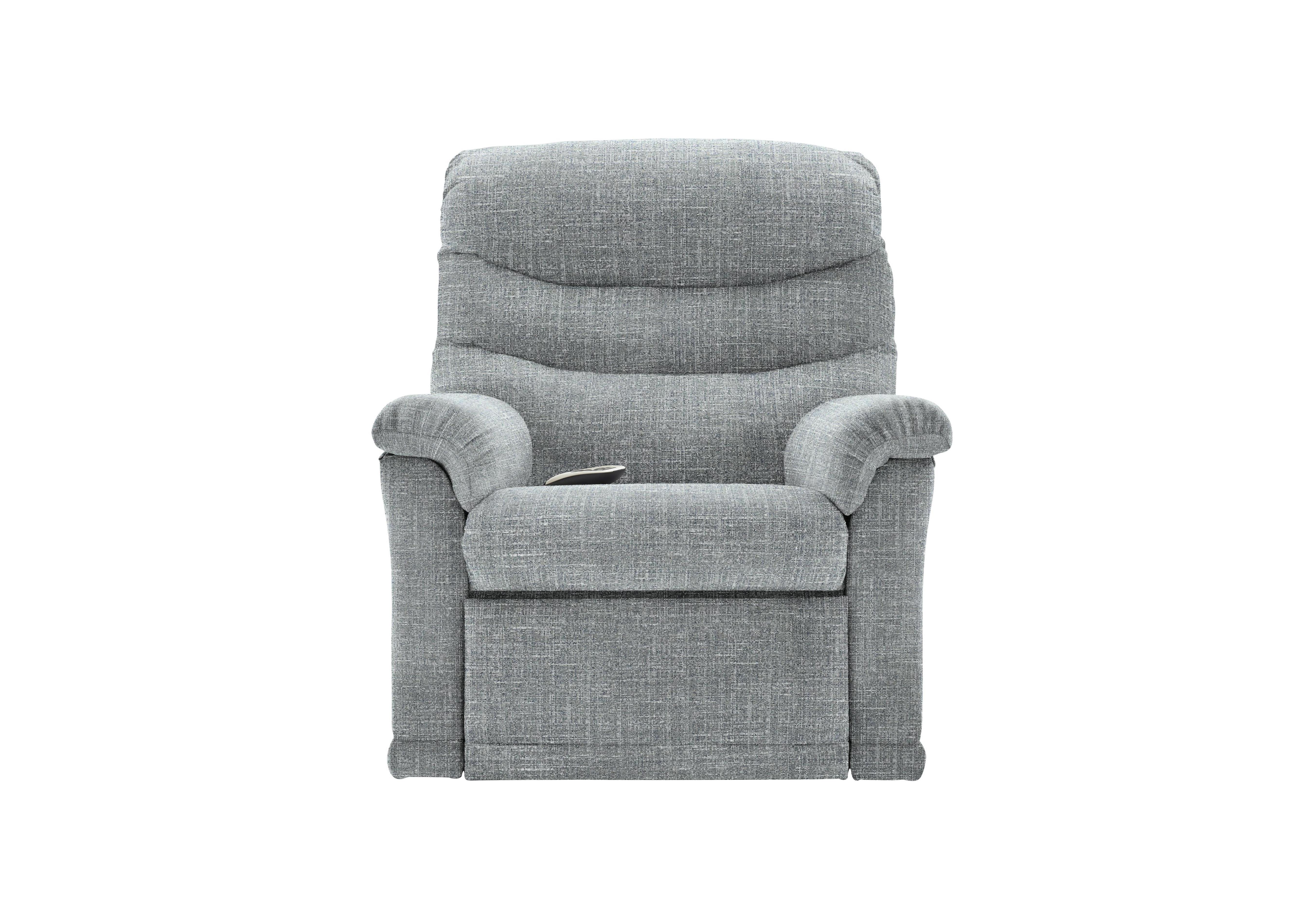 Malvern Fabric Rise and Recline Armchair in B932 Beach Duck Egg on Furniture Village