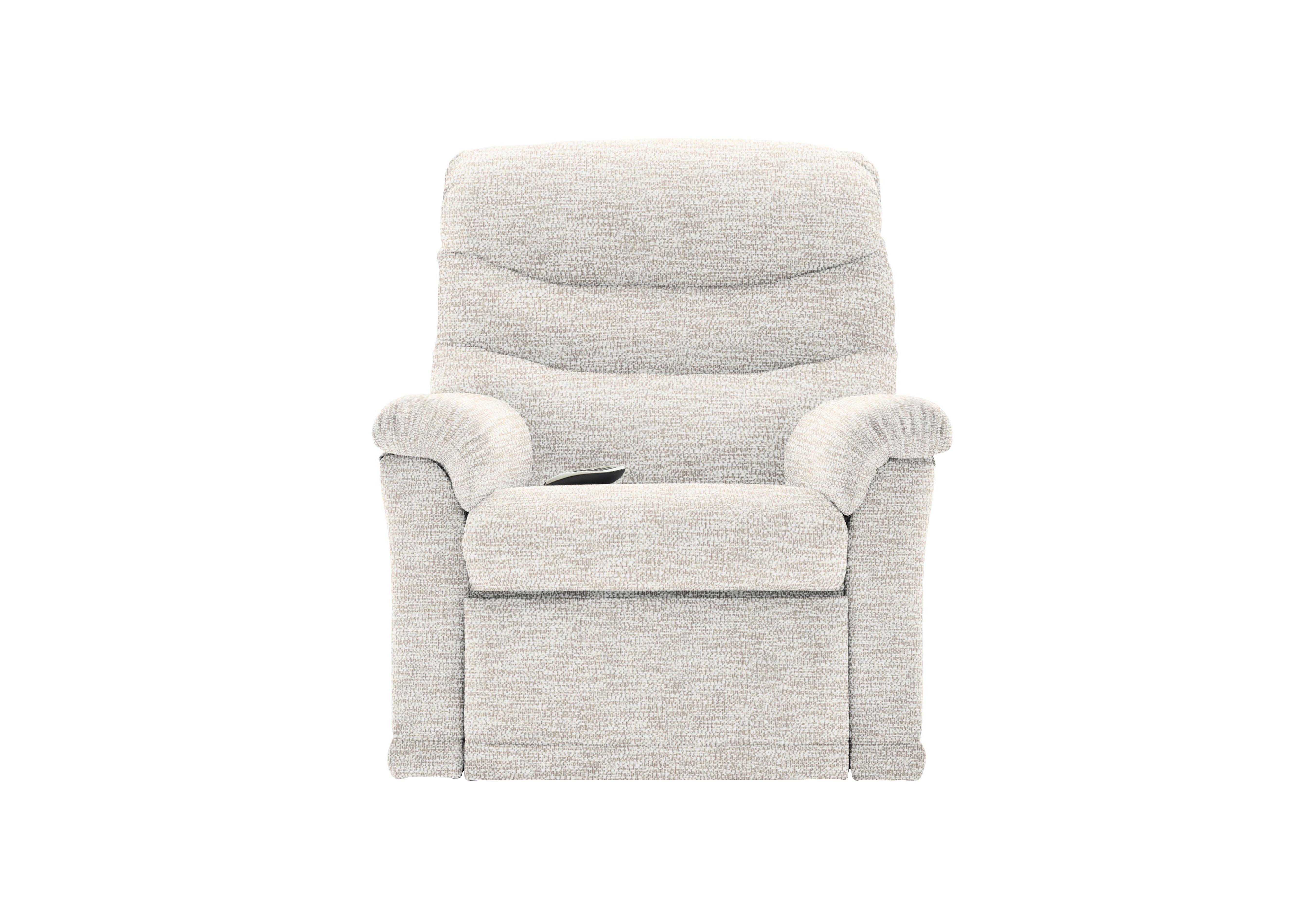 Malvern Fabric Rise and Recline Armchair in C931 Rush Cream on Furniture Village