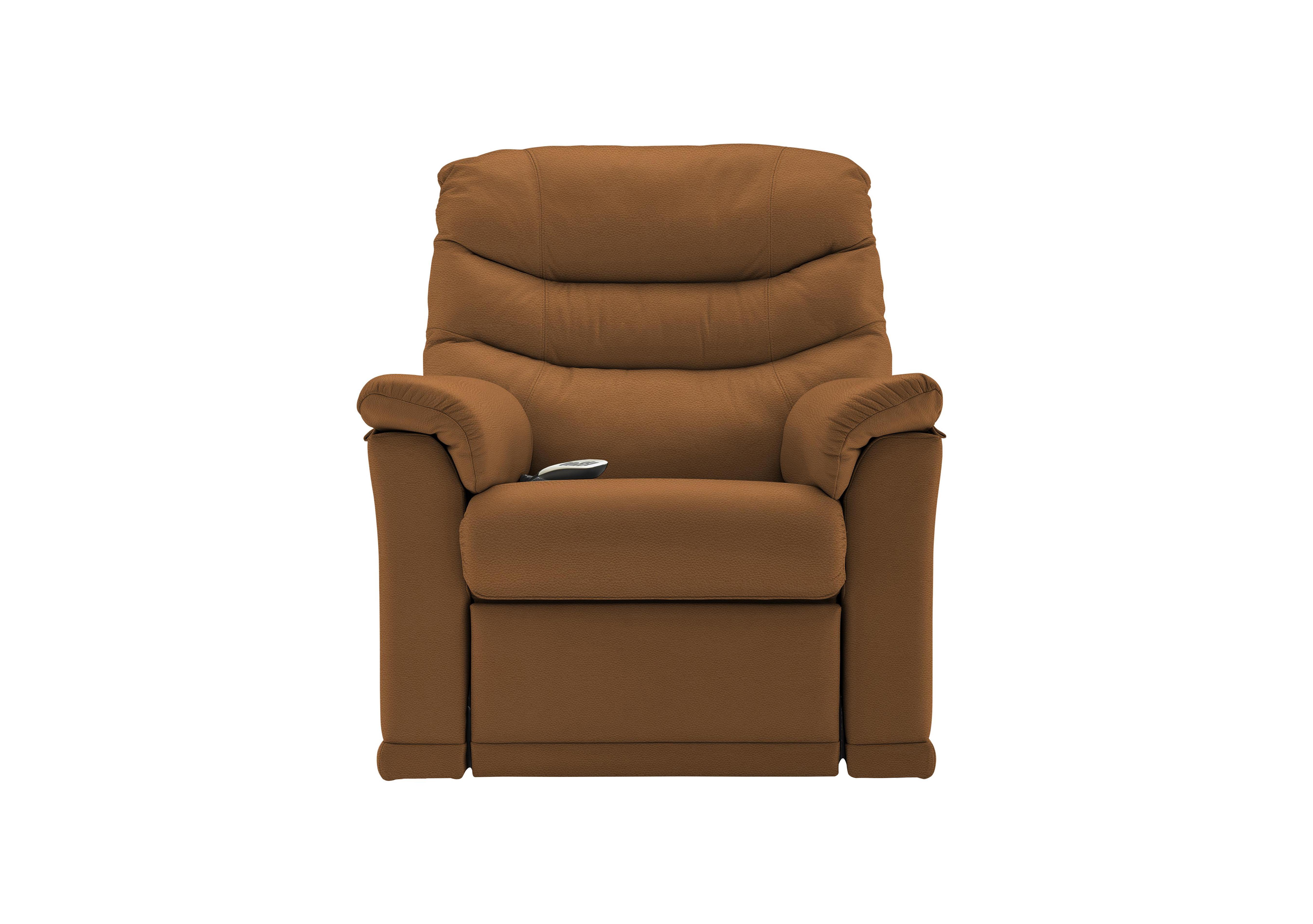 Malvern Leather Rise and Recliner Armchair in L847 Cambridge Tan on Furniture Village