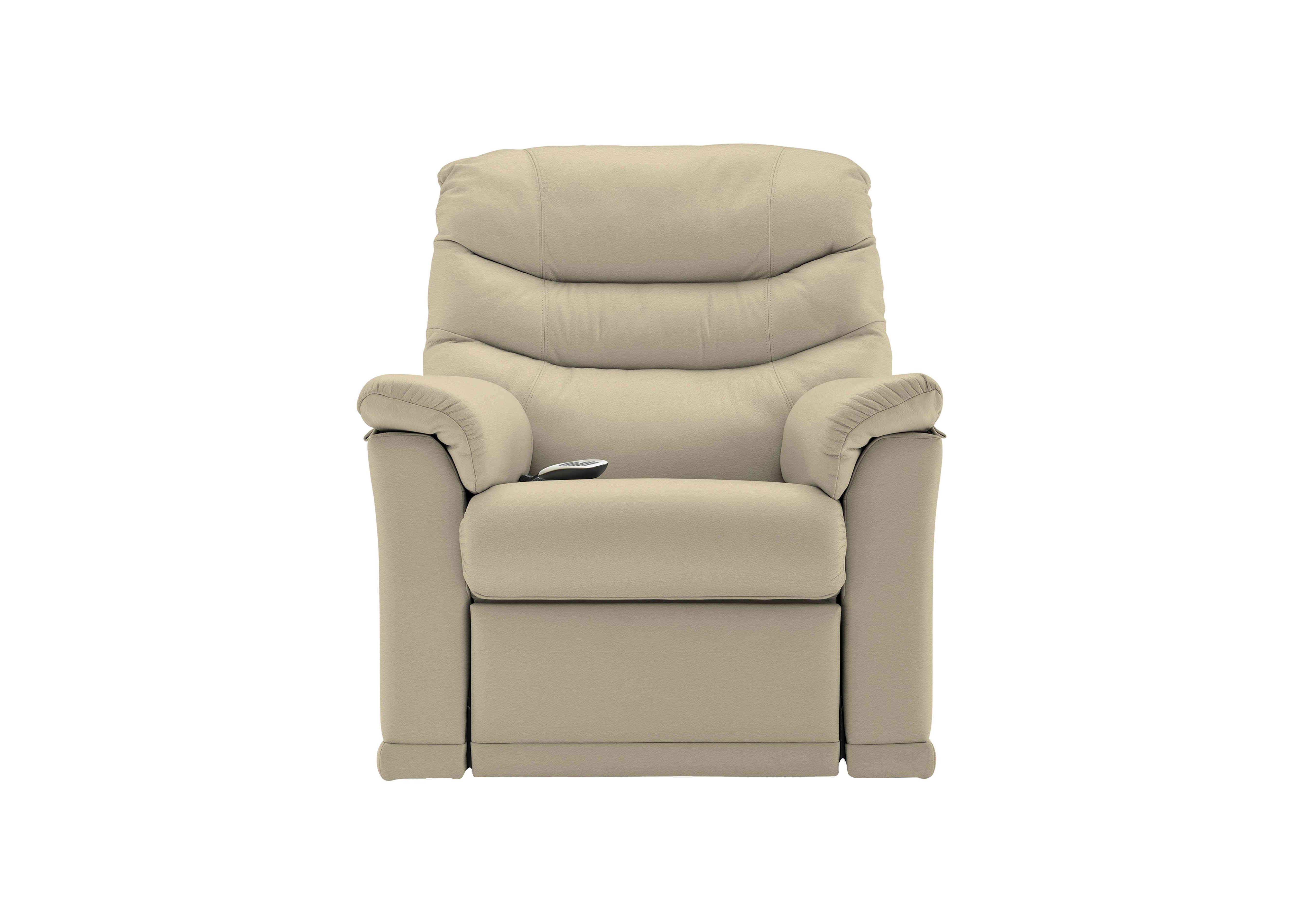 Malvern Leather Rise and Recliner Armchair in P231 Capri Stone on Furniture Village