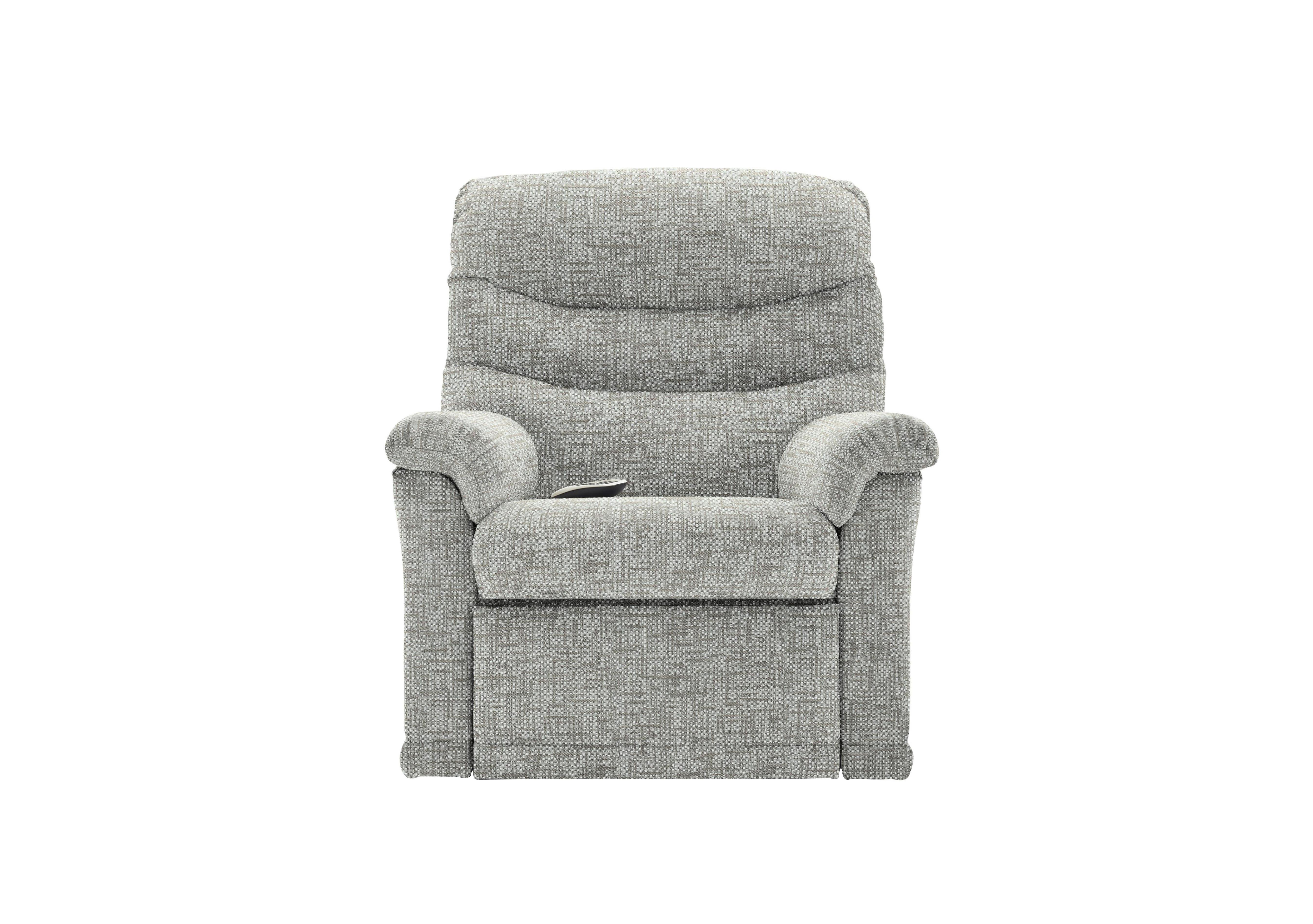 Malvern Fabric Small Rise and Recline Armchair in B032 Remco Duck Egg on Furniture Village
