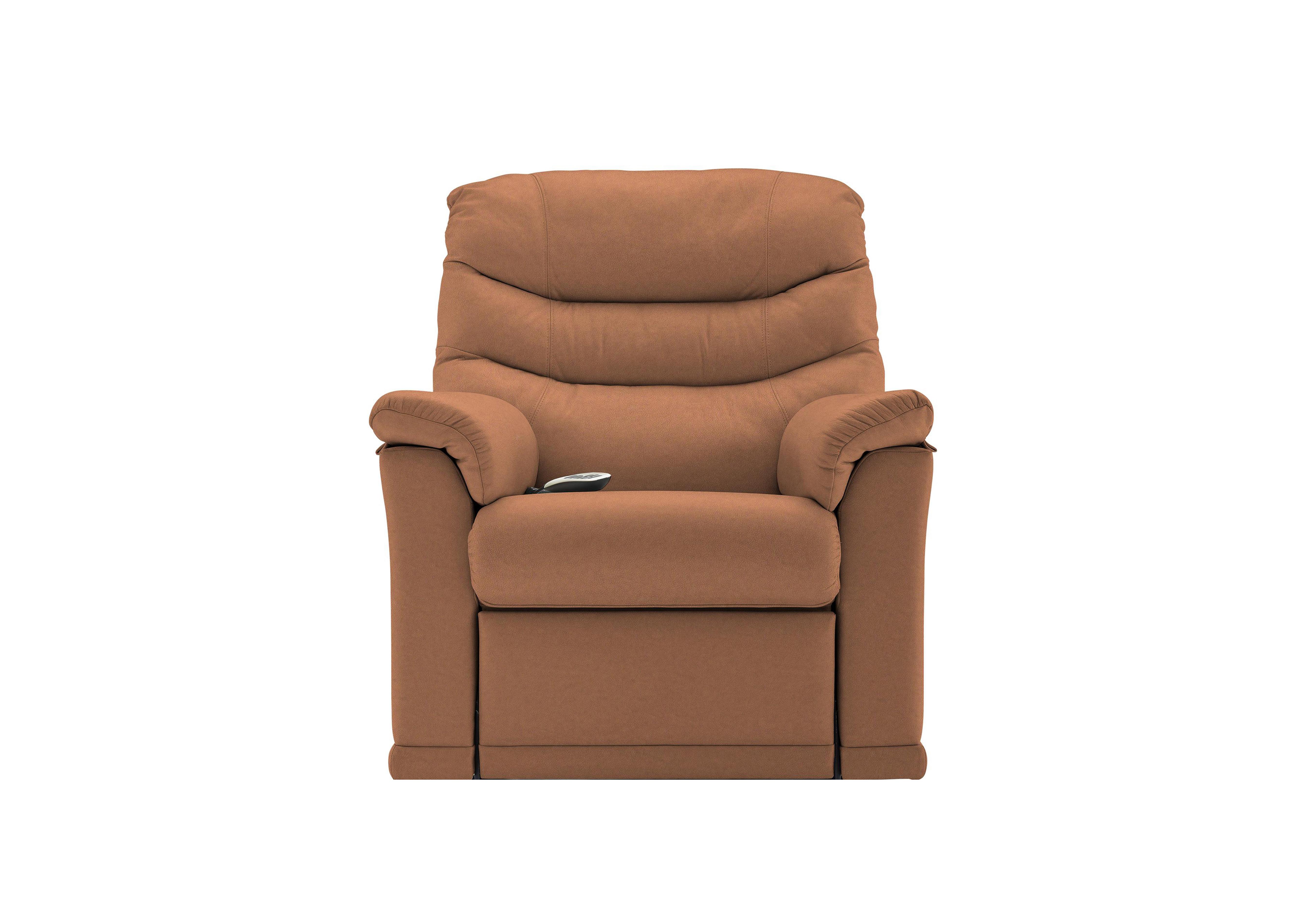 Malvern Small Rise and Recline Leather Armchair in N001 Texas Tan on Furniture Village