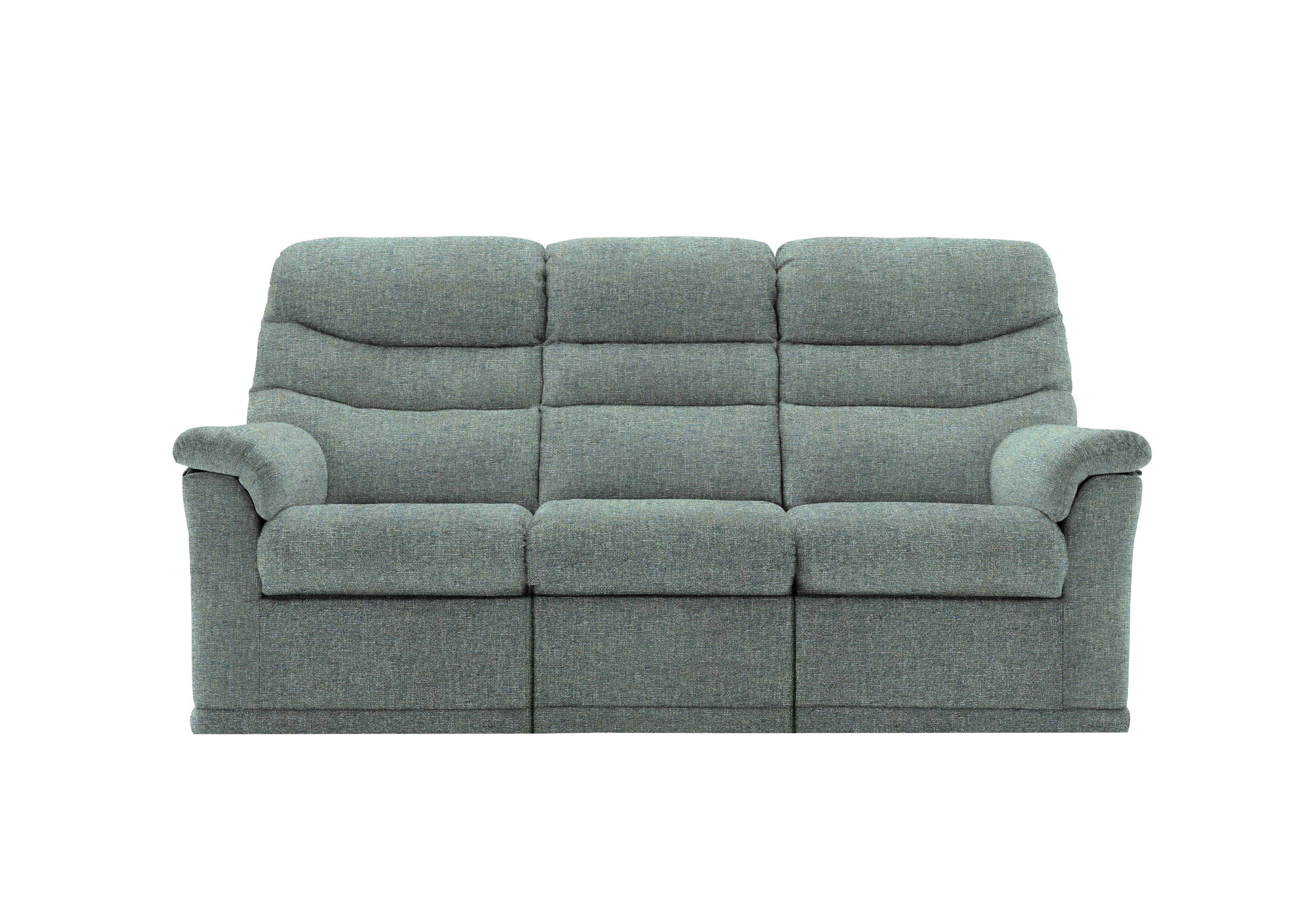 Malvern 3 Cushion 3 Seater Fabric Sofa in A020 Dapple Kingfisher on Furniture Village