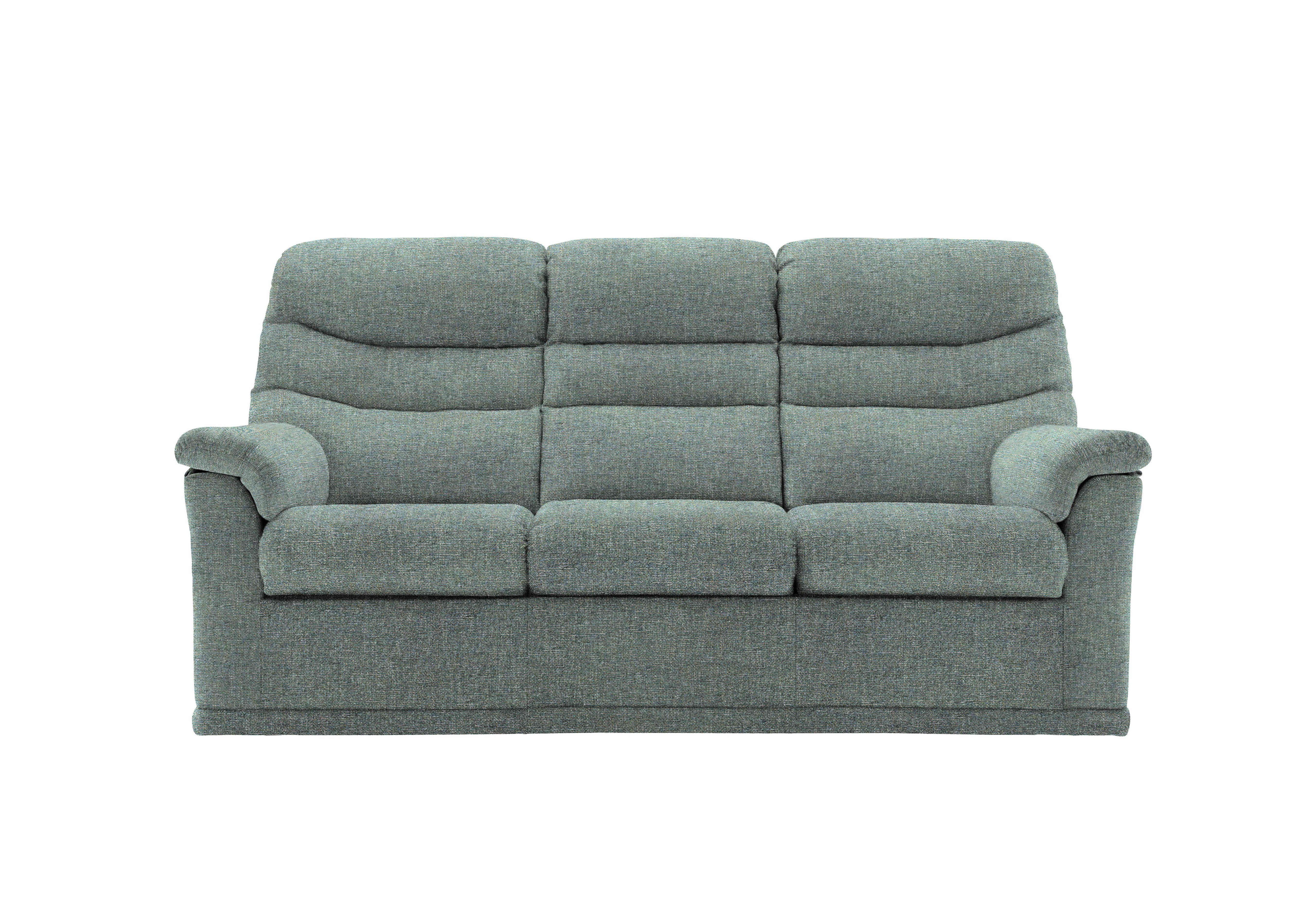 Malvern 3 Cushion 3 Seater Fabric Sofa in A020 Dapple Kingfisher on Furniture Village