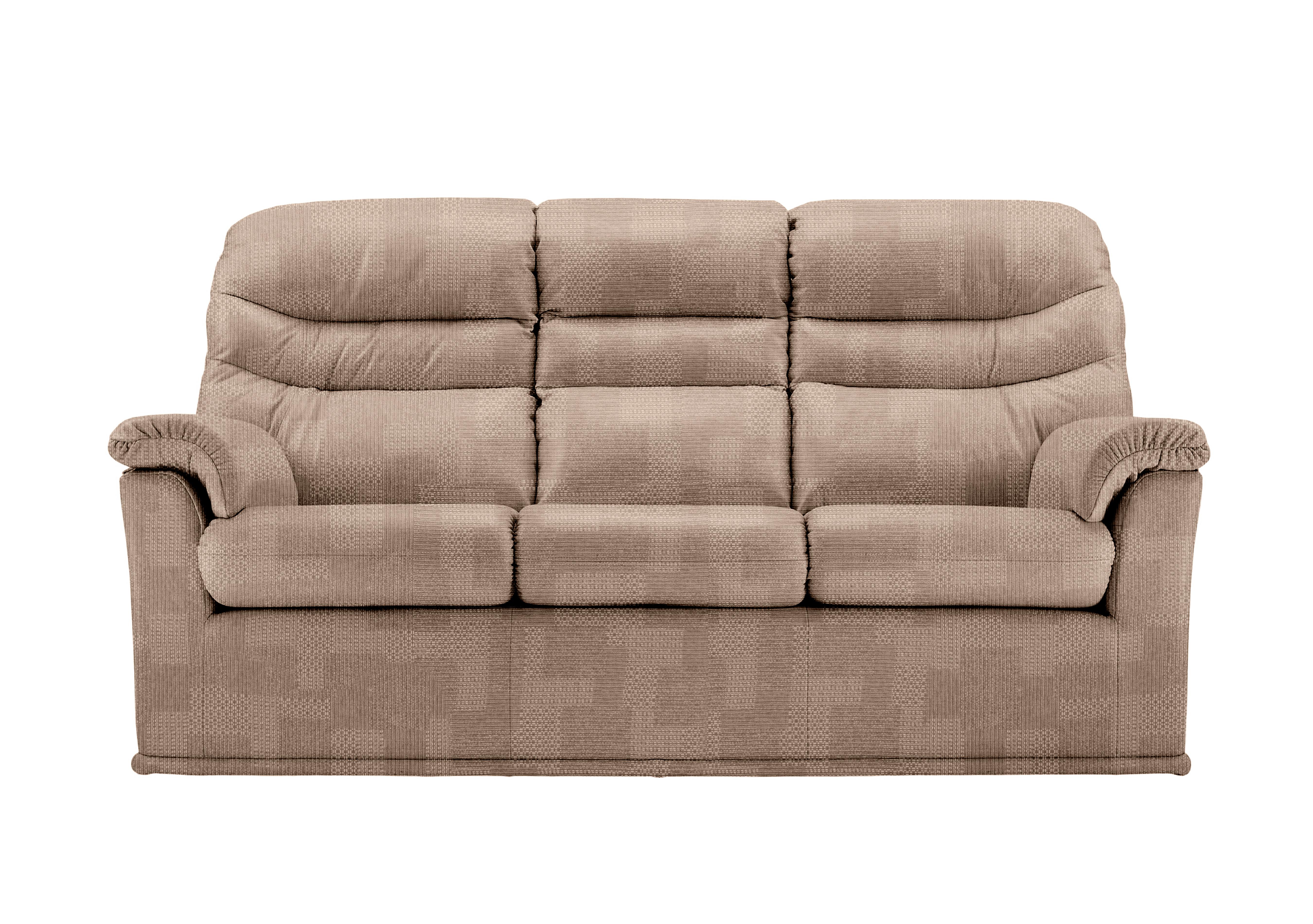 Malvern 3 Cushion 3 Seater Fabric Sofa in A800 Faro Sand on Furniture Village