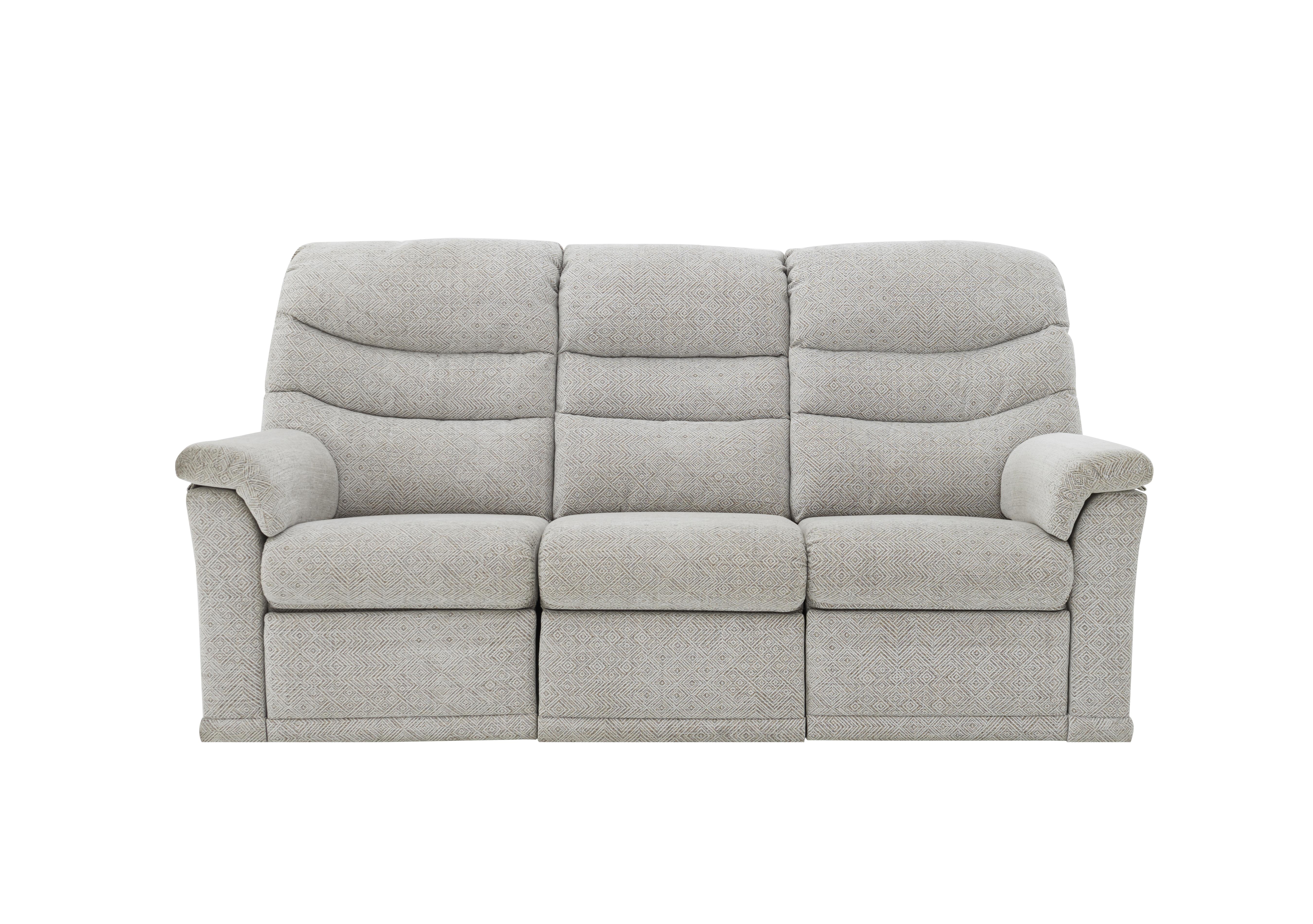 Malvern 3 Seater Fabric Sofa in B010 Nebular Pebble on Furniture Village
