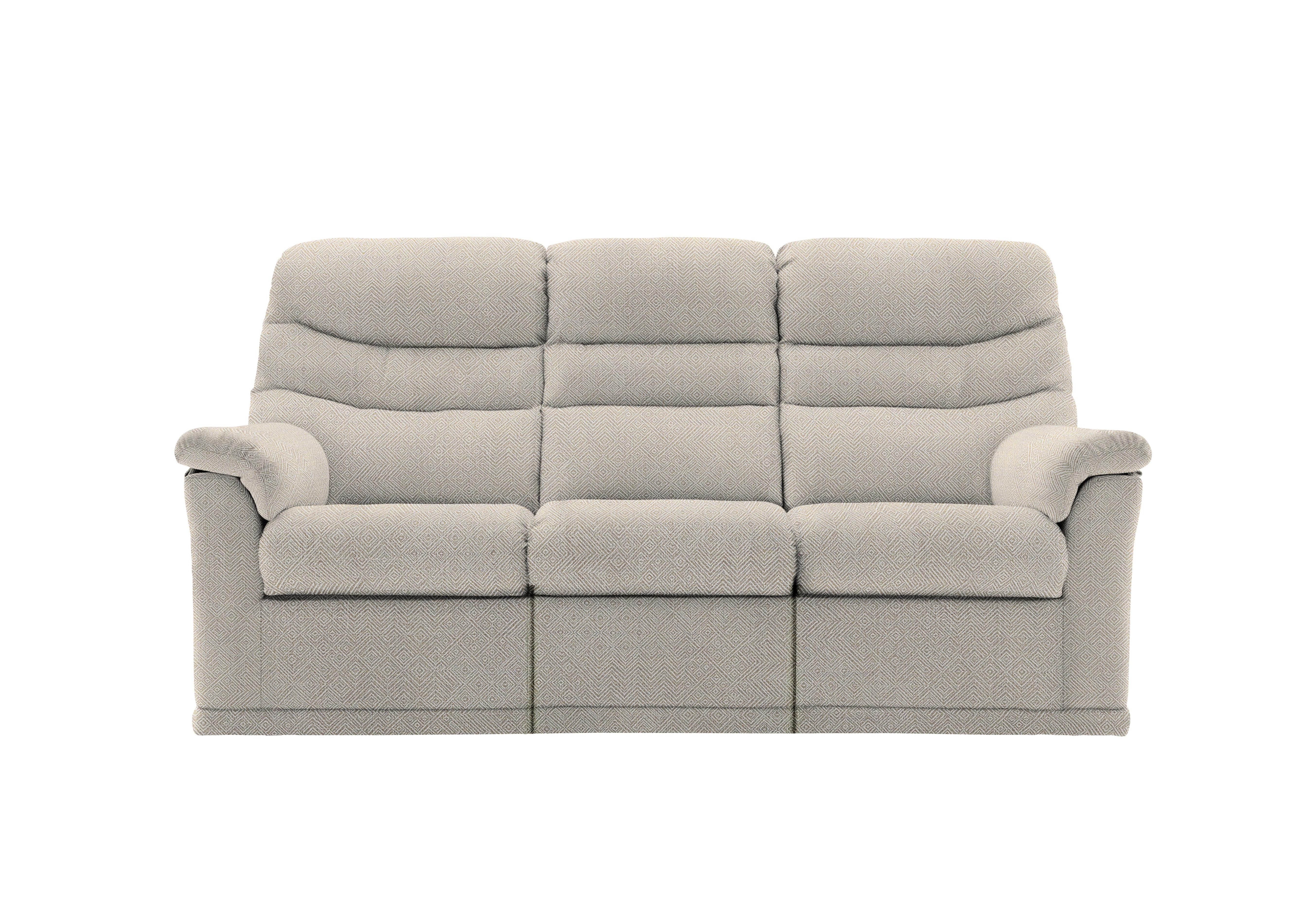 Malvern 3 Seater Fabric Sofa in B011 Nebular Blush on Furniture Village