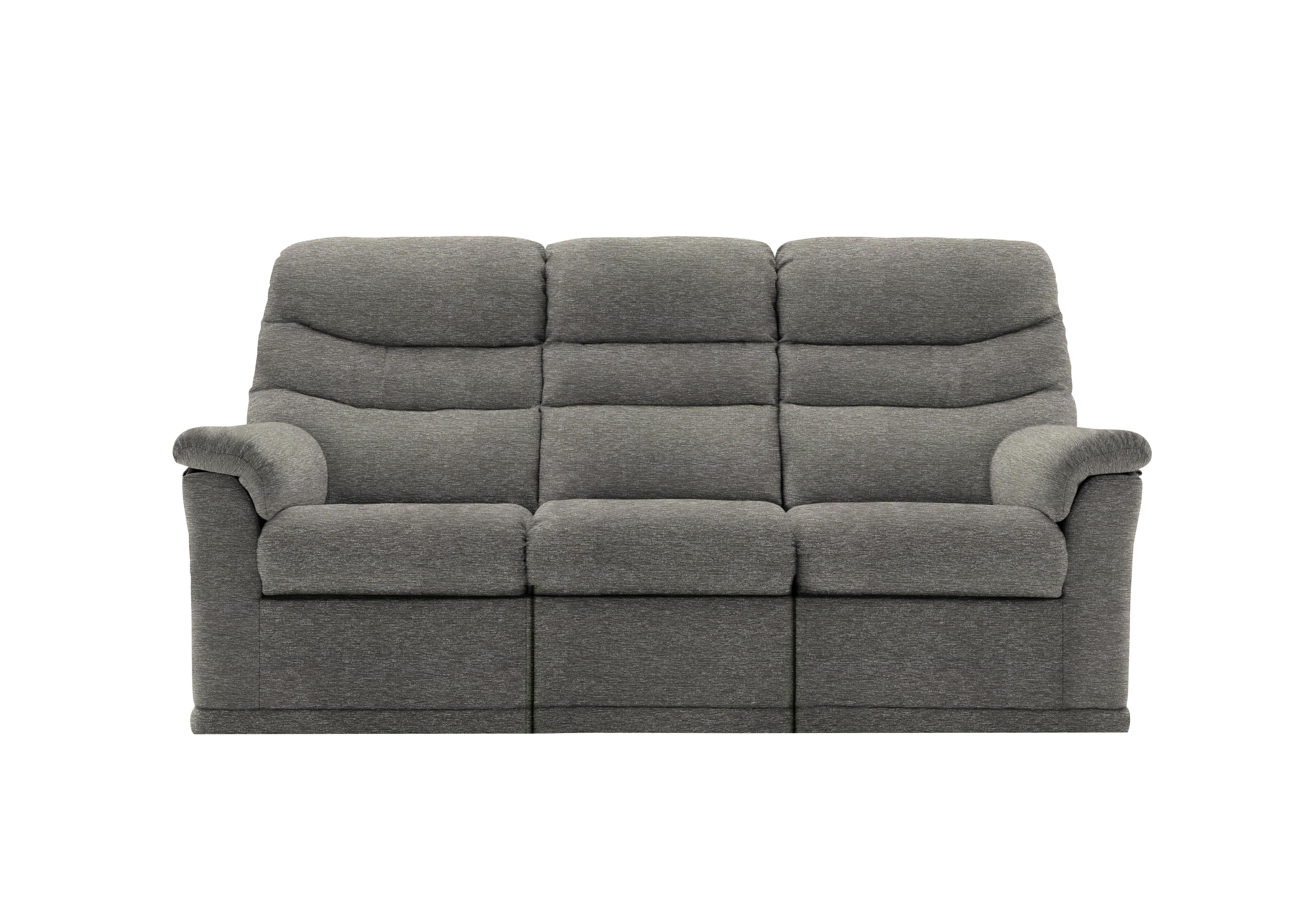 Malvern 3 Cushion 3 Seater Fabric Sofa in B080 Mirage Slate on Furniture Village