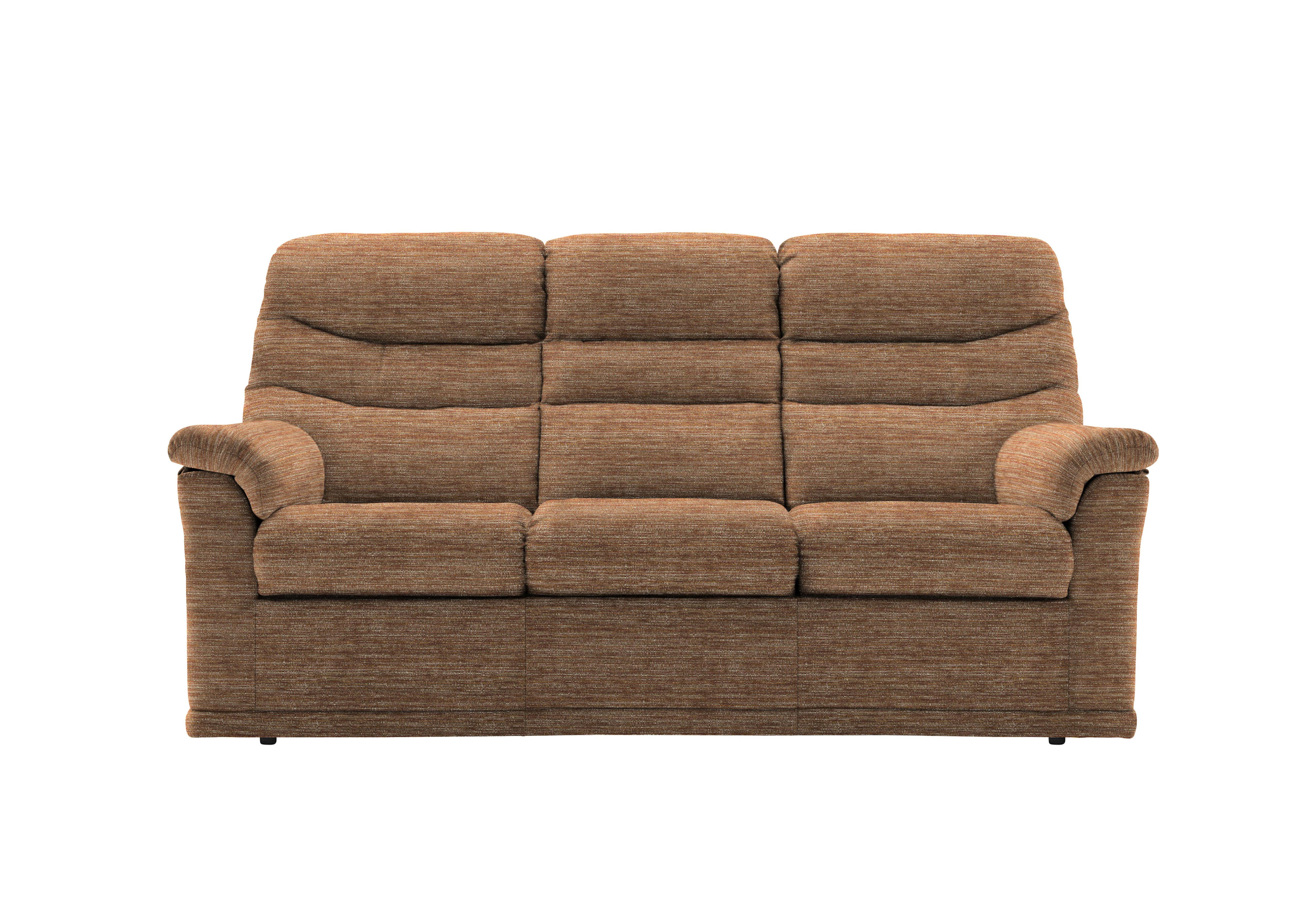 Malvern 3 Cushion 3 Seater Fabric Sofa in B908 Victoria Ginger on Furniture Village