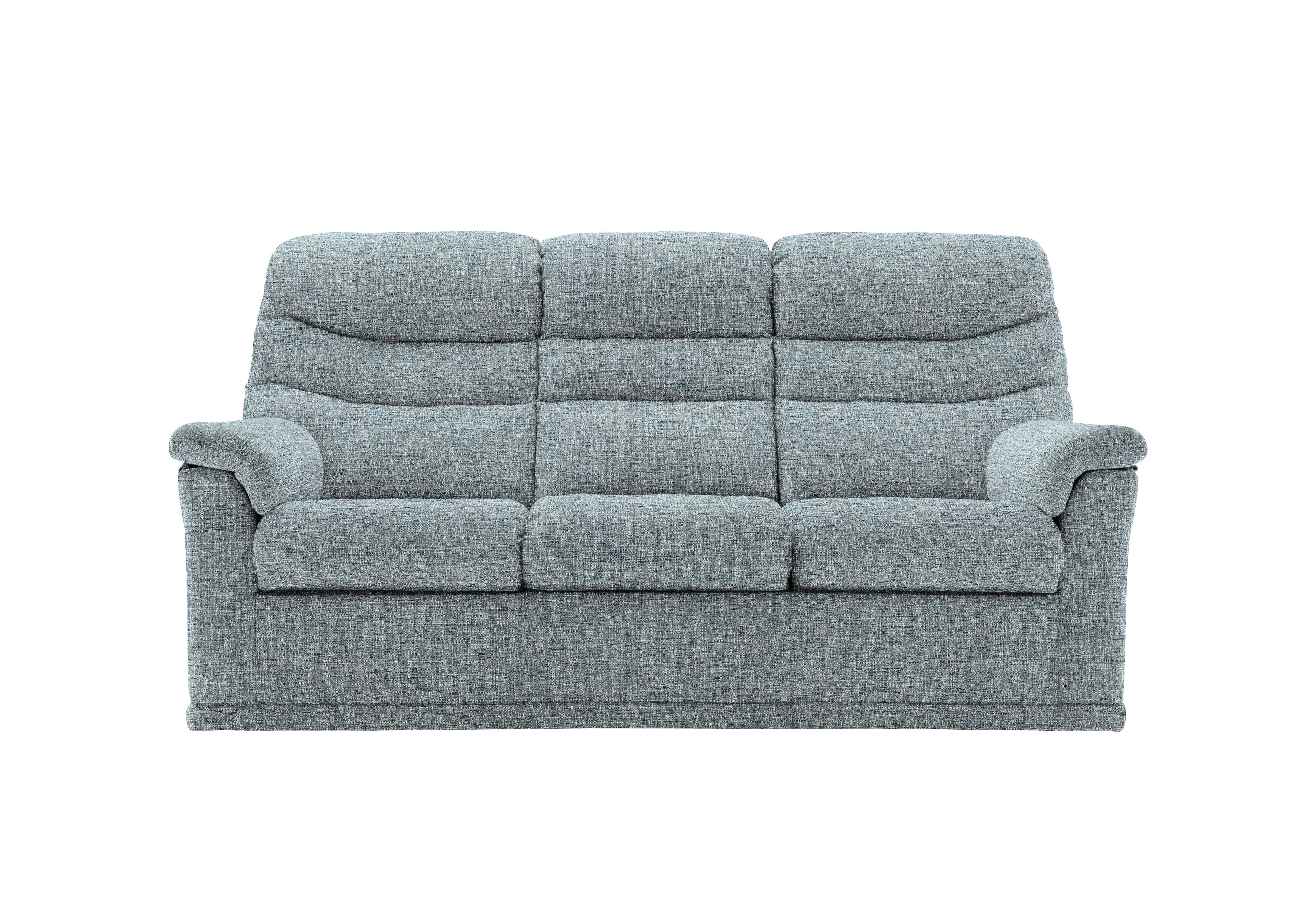 Malvern 3 Cushion 3 Seater Fabric Sofa in B974 Arola Sky on Furniture Village