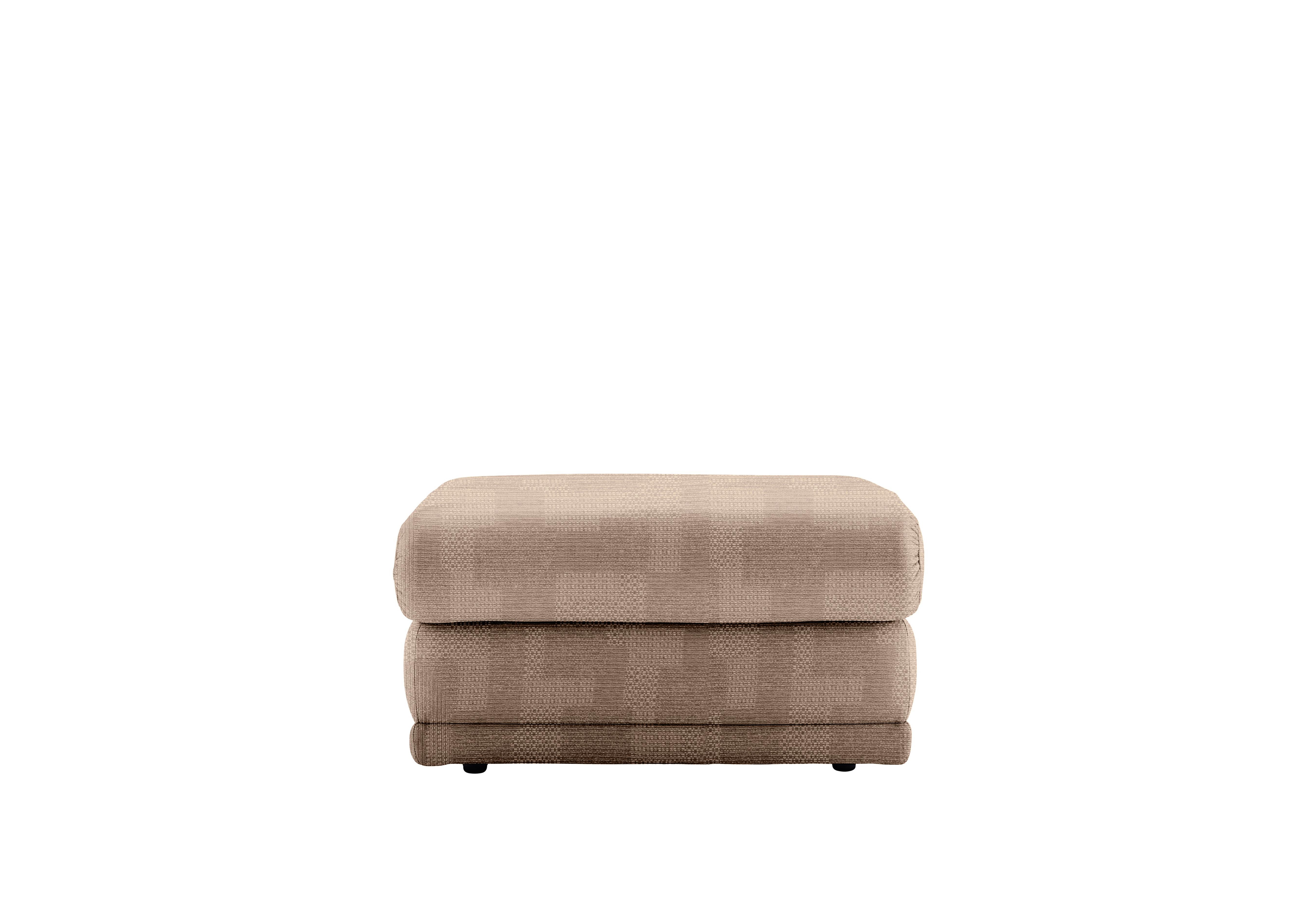 Malvern Fabric Storage Footstool in A800 Faro Sand on Furniture Village