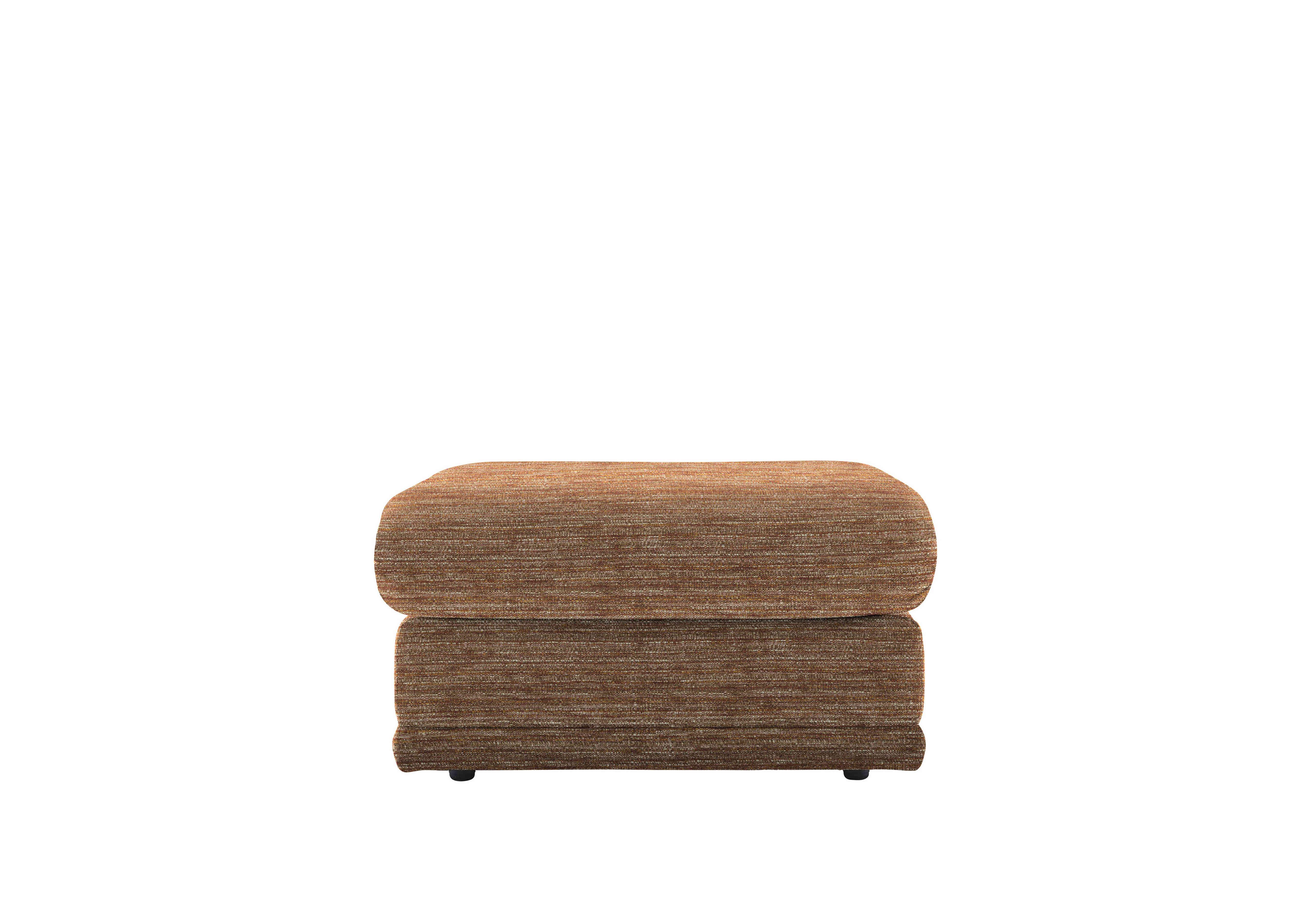 Malvern Fabric Storage Footstool in B908 Victoria Ginger on Furniture Village