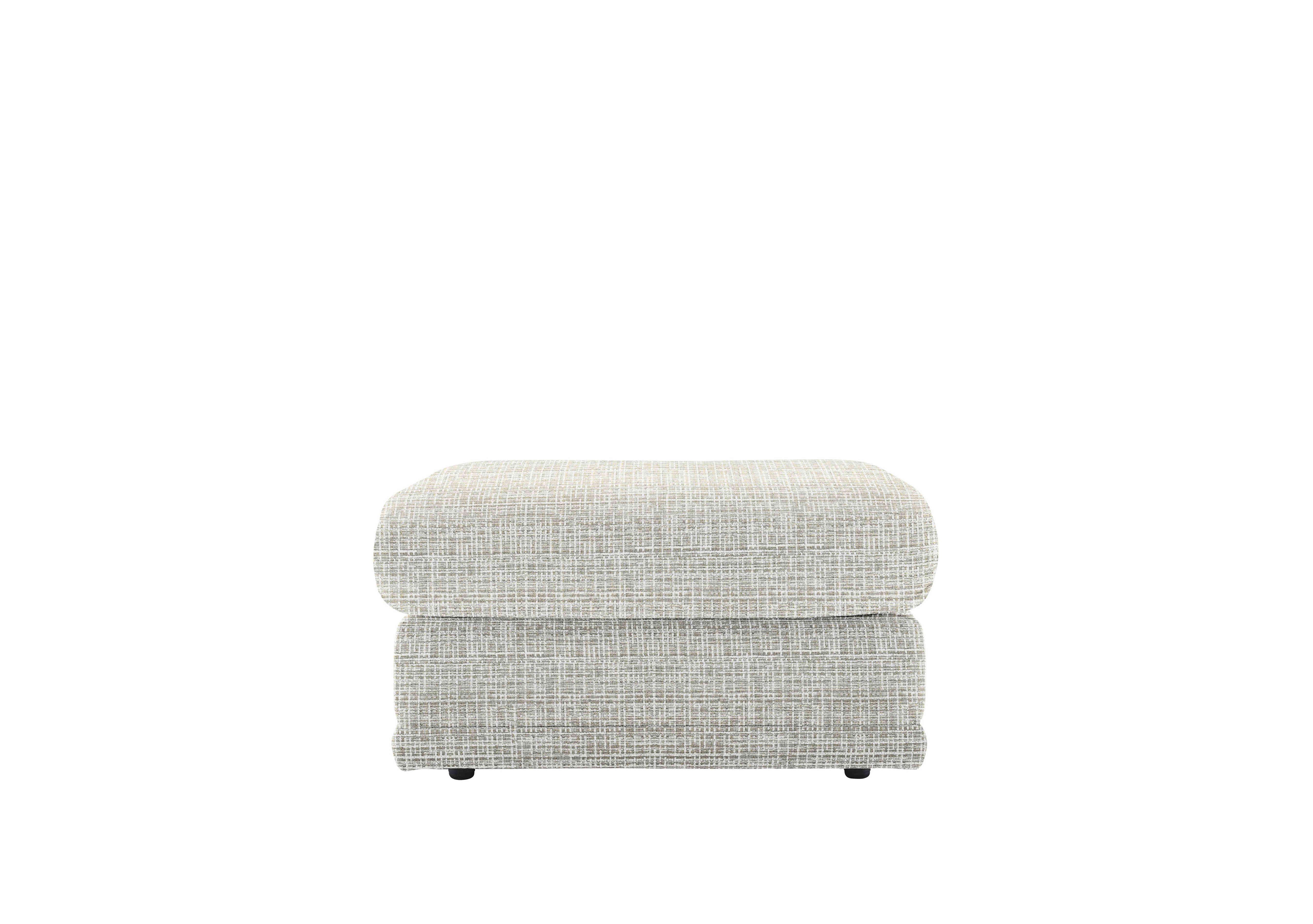 Malvern Fabric Storage Footstool in B920 Waffle Taupe on Furniture Village