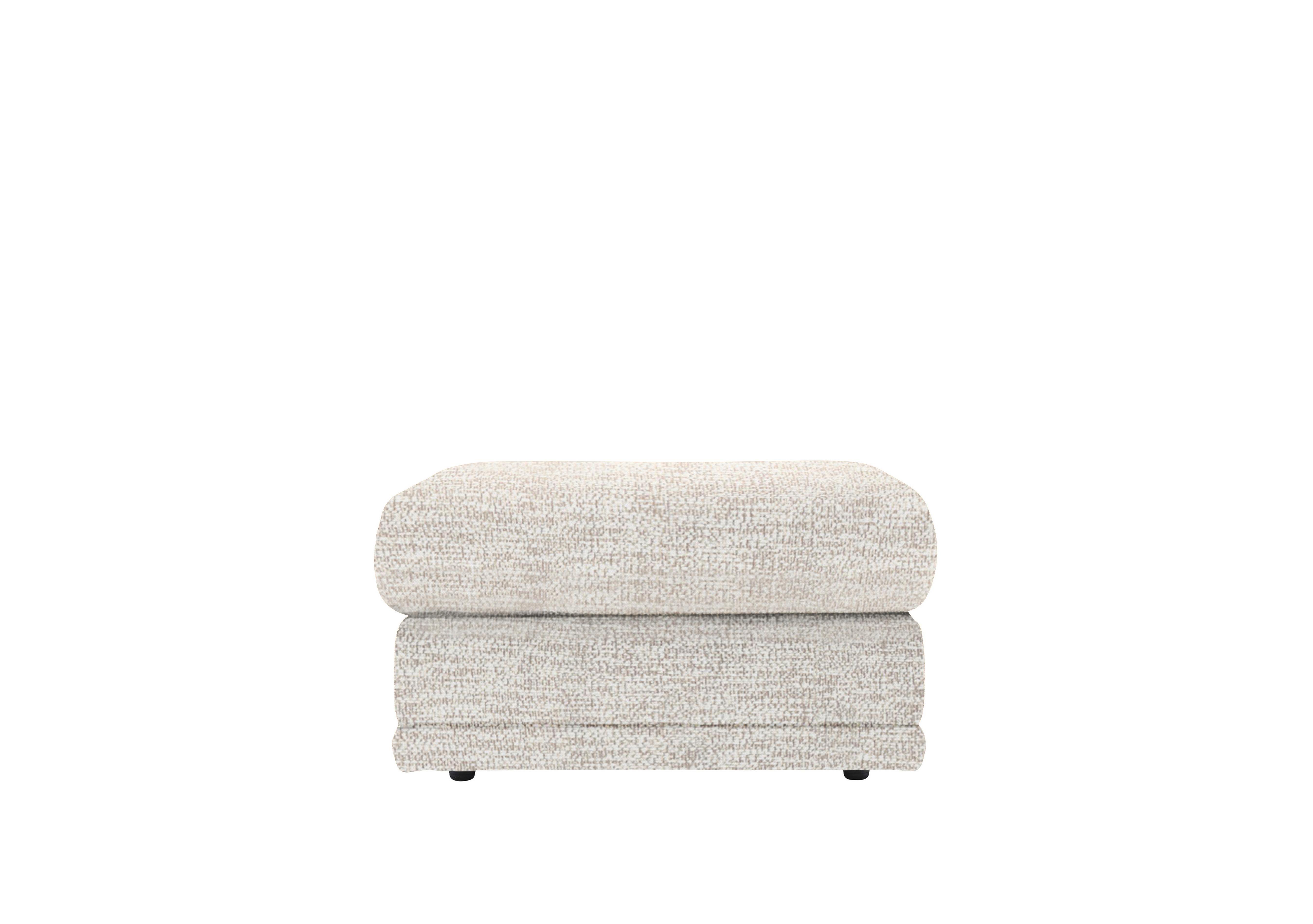 Malvern Fabric Storage Footstool in C931 Rush Cream on Furniture Village