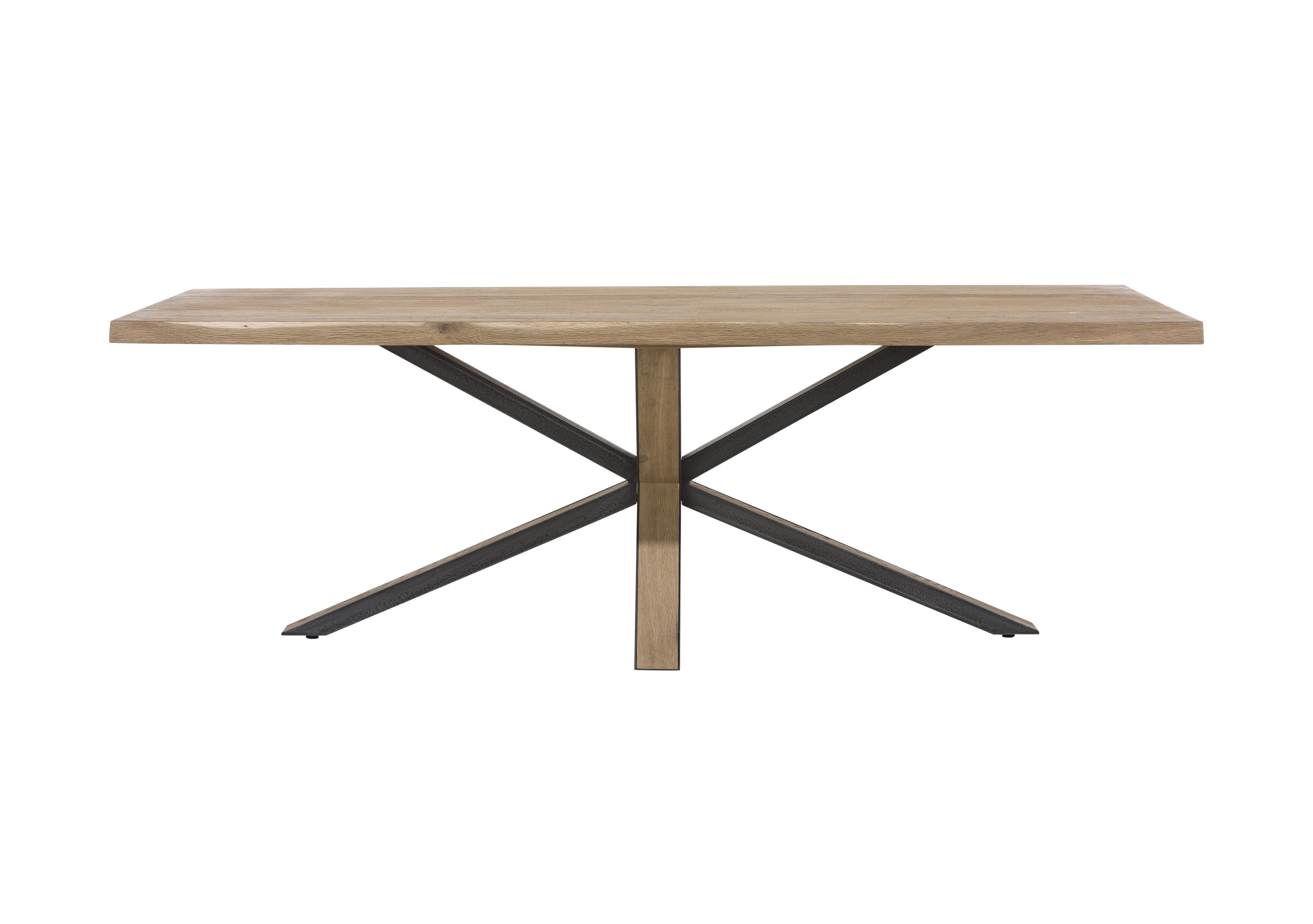 Detroit Starburst Leg Rectangular Dining Table in  on Furniture Village