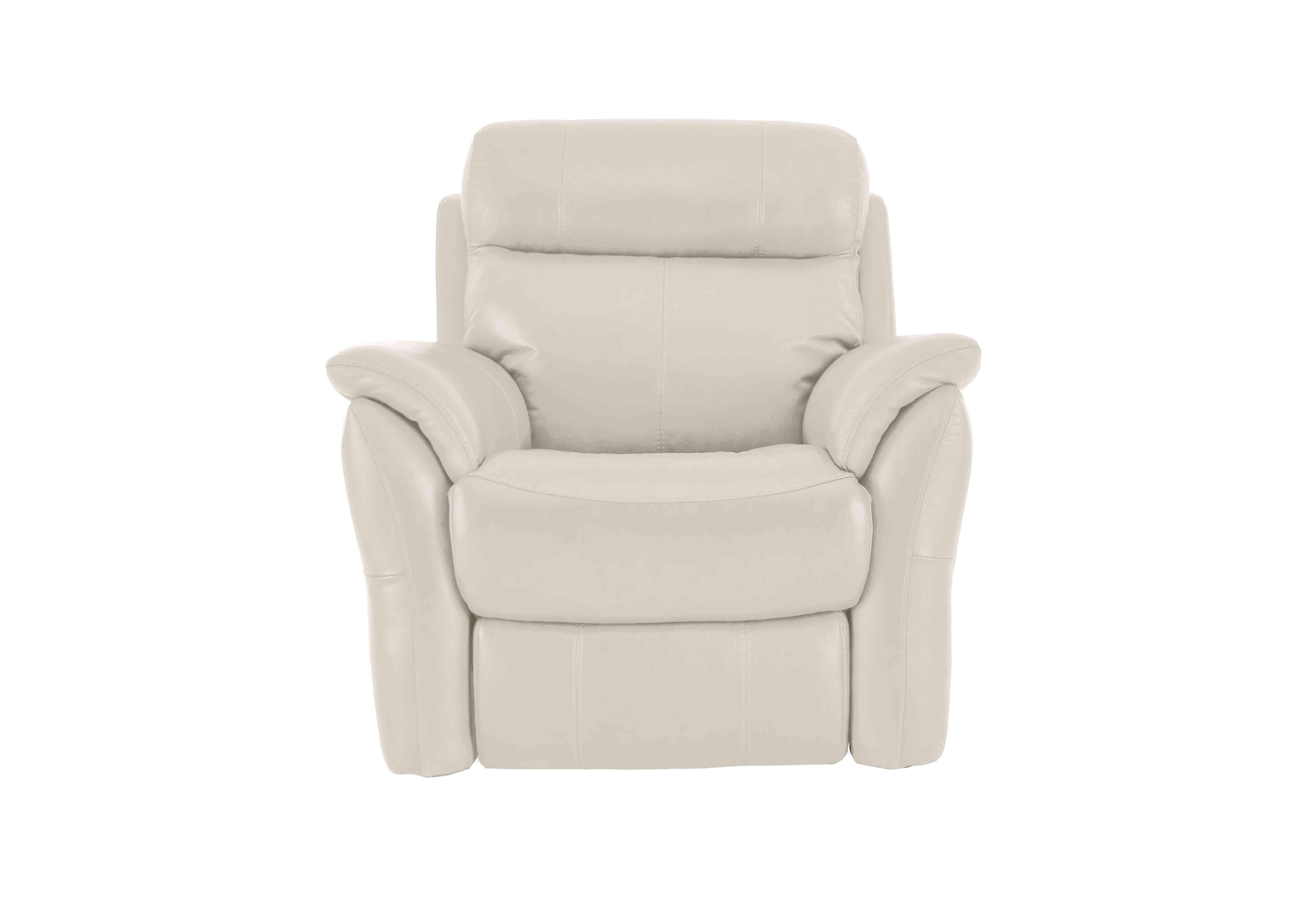 Relax Station Revive Leather Armchair in Bv-156e Frost on Furniture Village
