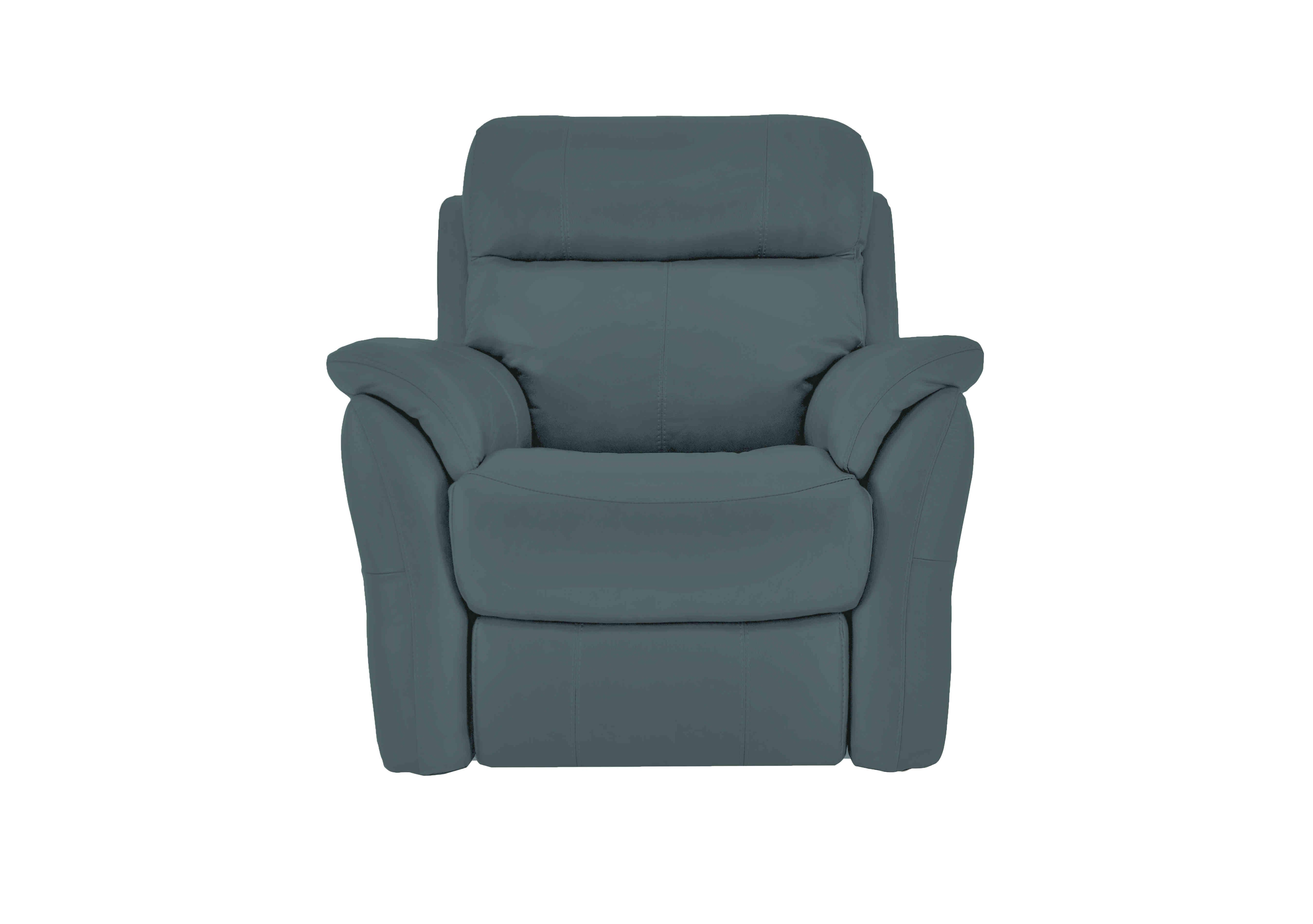 Relax Station Revive Leather Armchair in Bv-301e Lake Green on Furniture Village